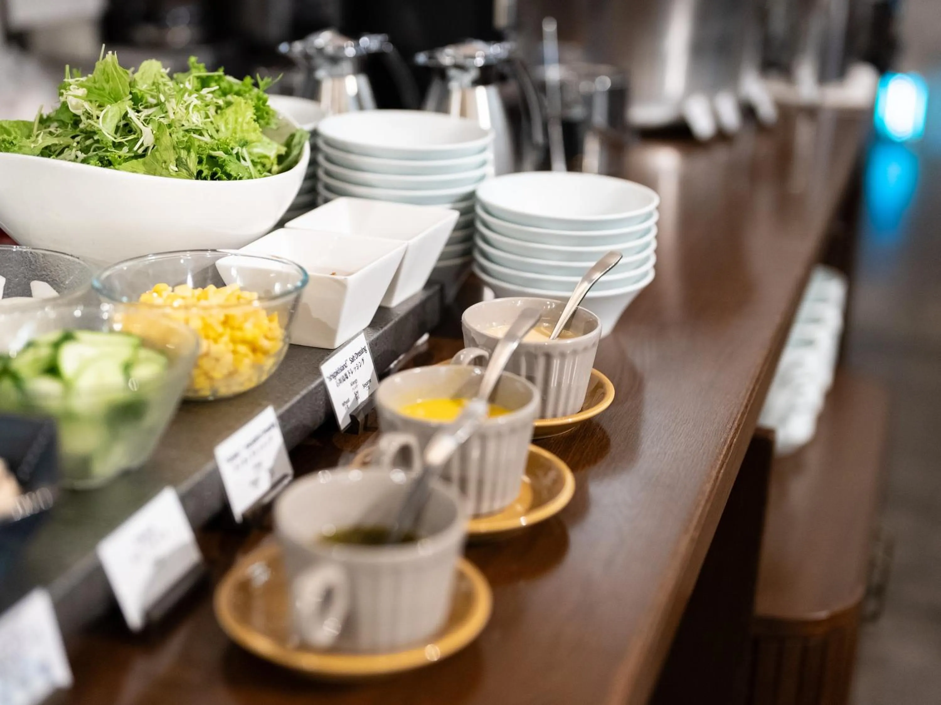 Buffet breakfast in Tabino Hotel lit Miyakojima