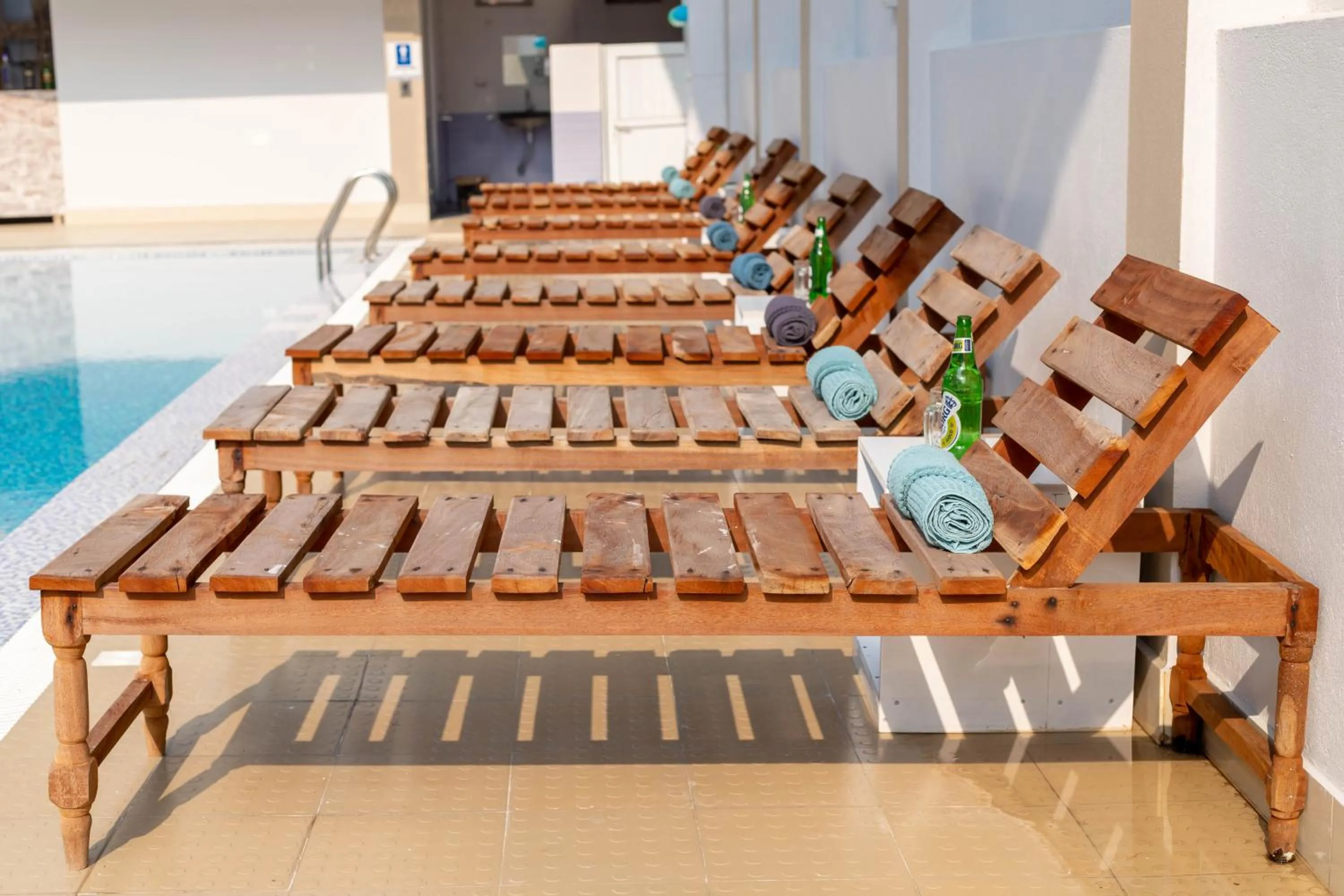 Swimming pool in Siddhartha Hotel Grand City