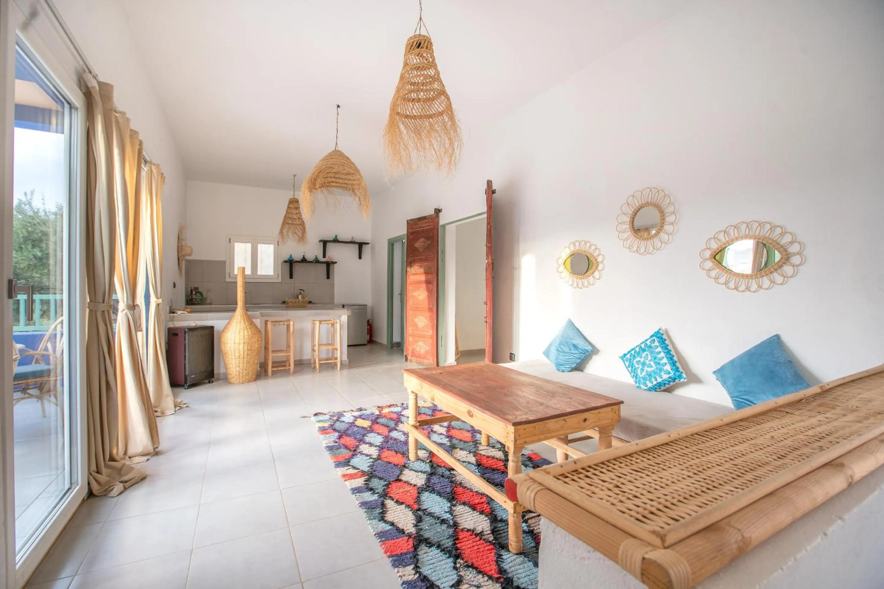 Living room in La Fattoria Ecolodge