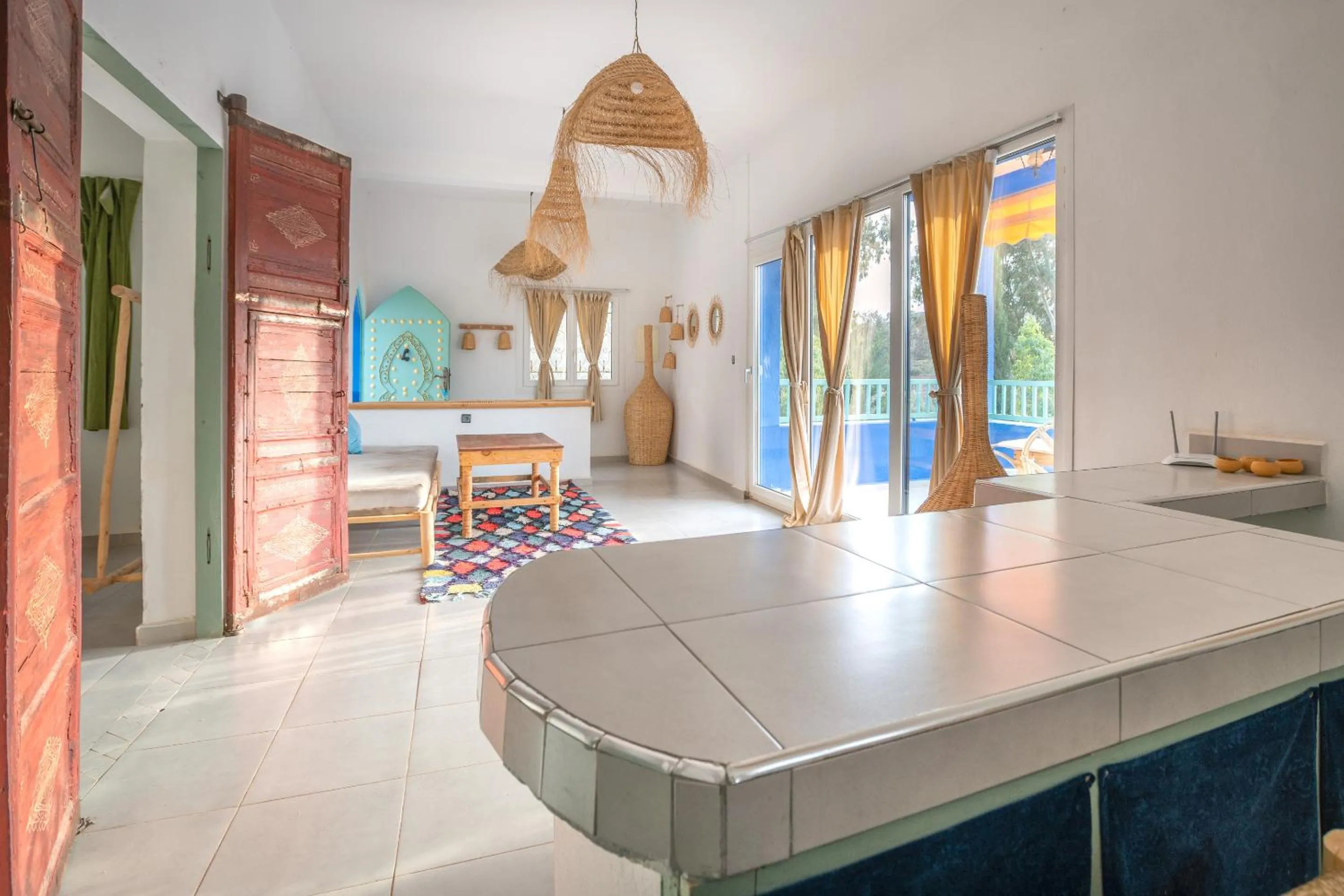 Living room in La Fattoria Ecolodge