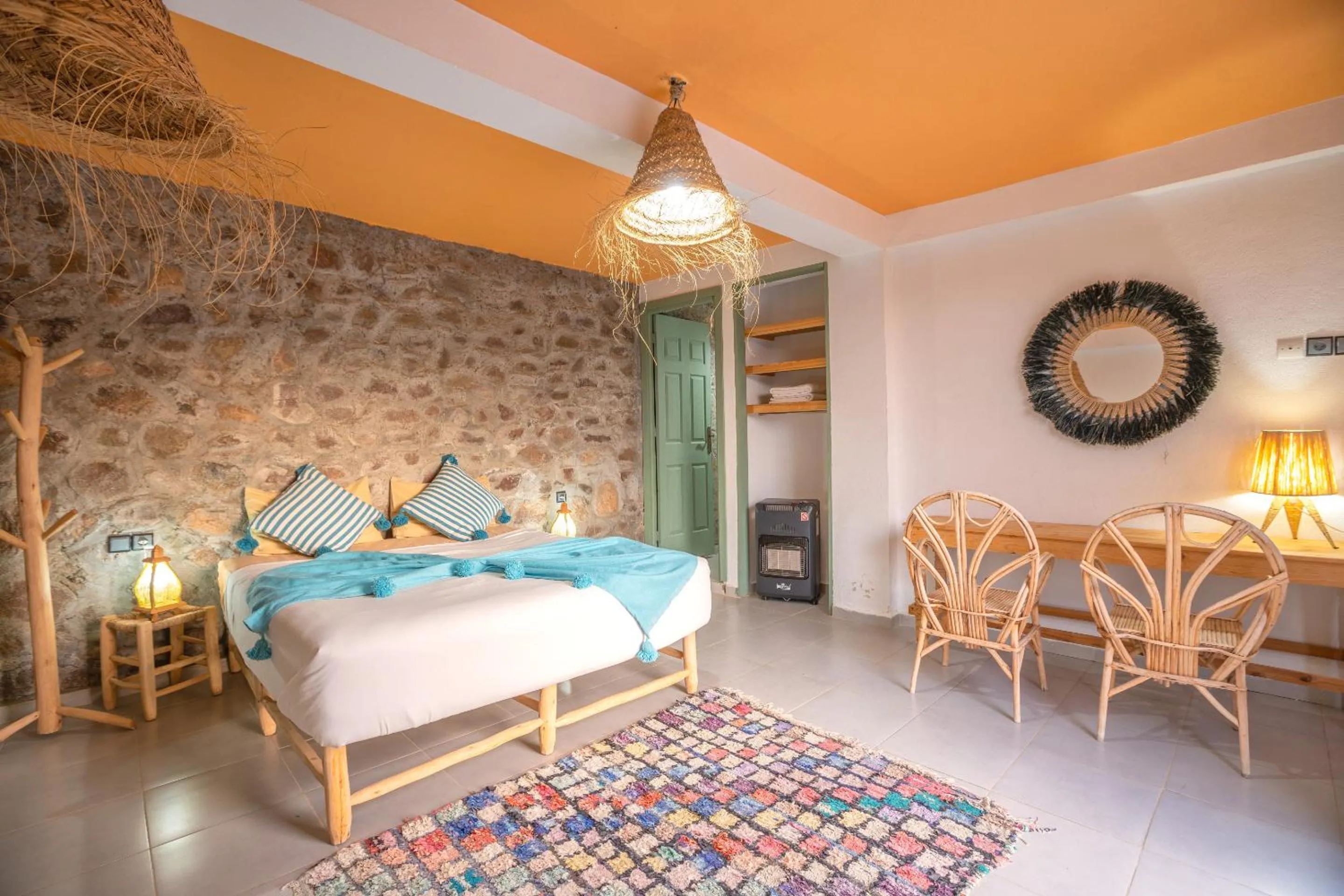 Bedroom, Bed in La Fattoria Ecolodge