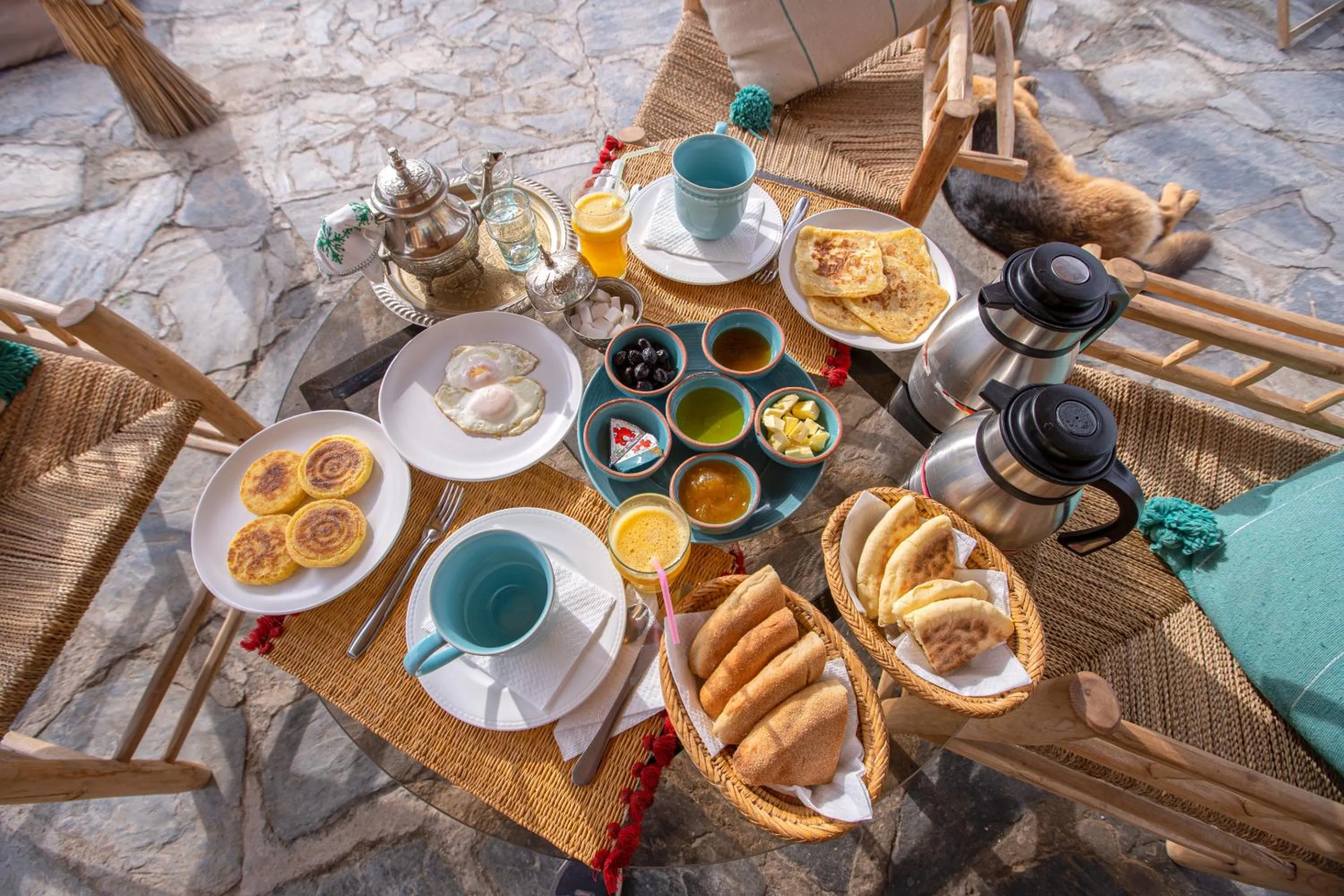 Breakfast in La Fattoria Ecolodge