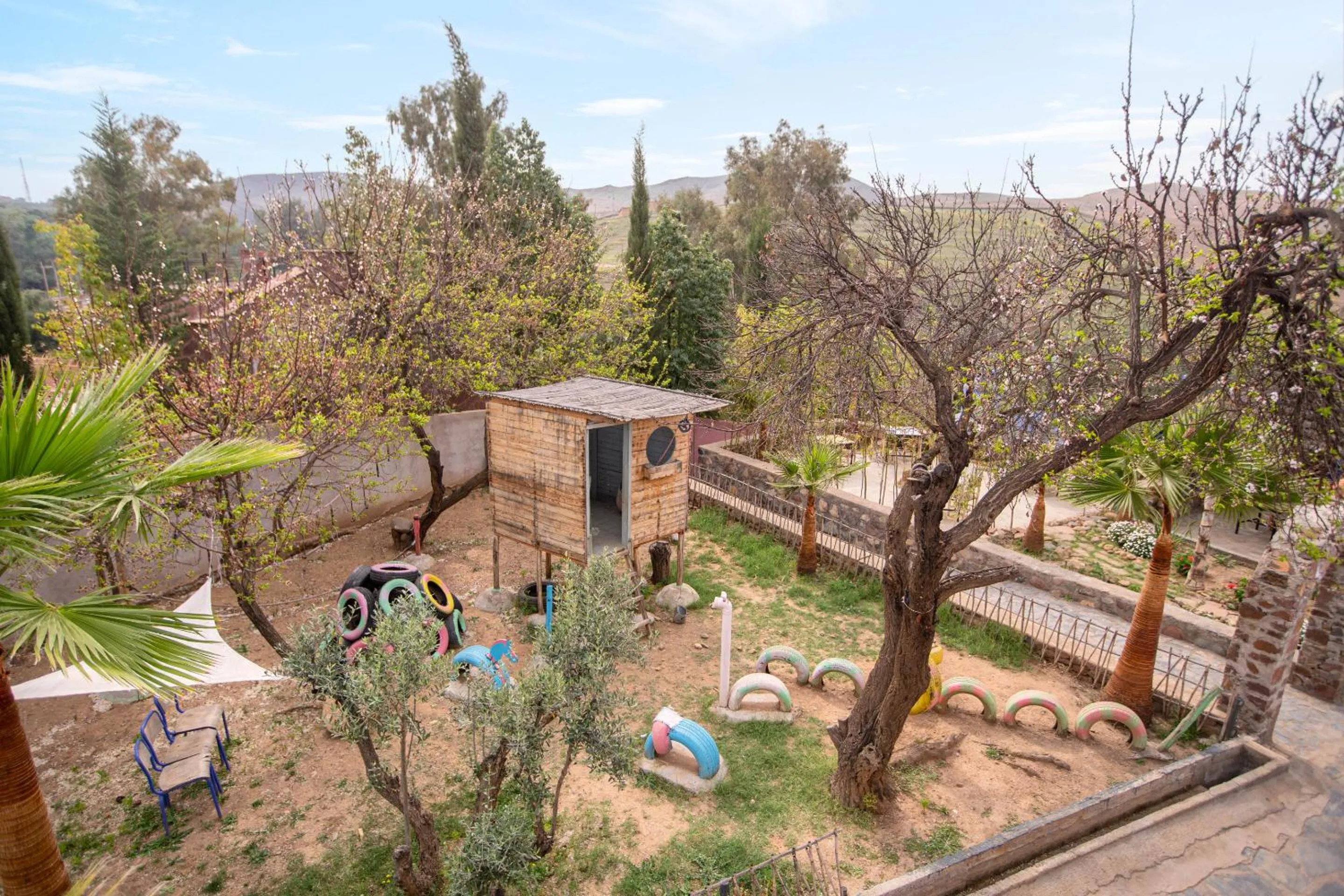 Children play ground in La Fattoria Ecolodge