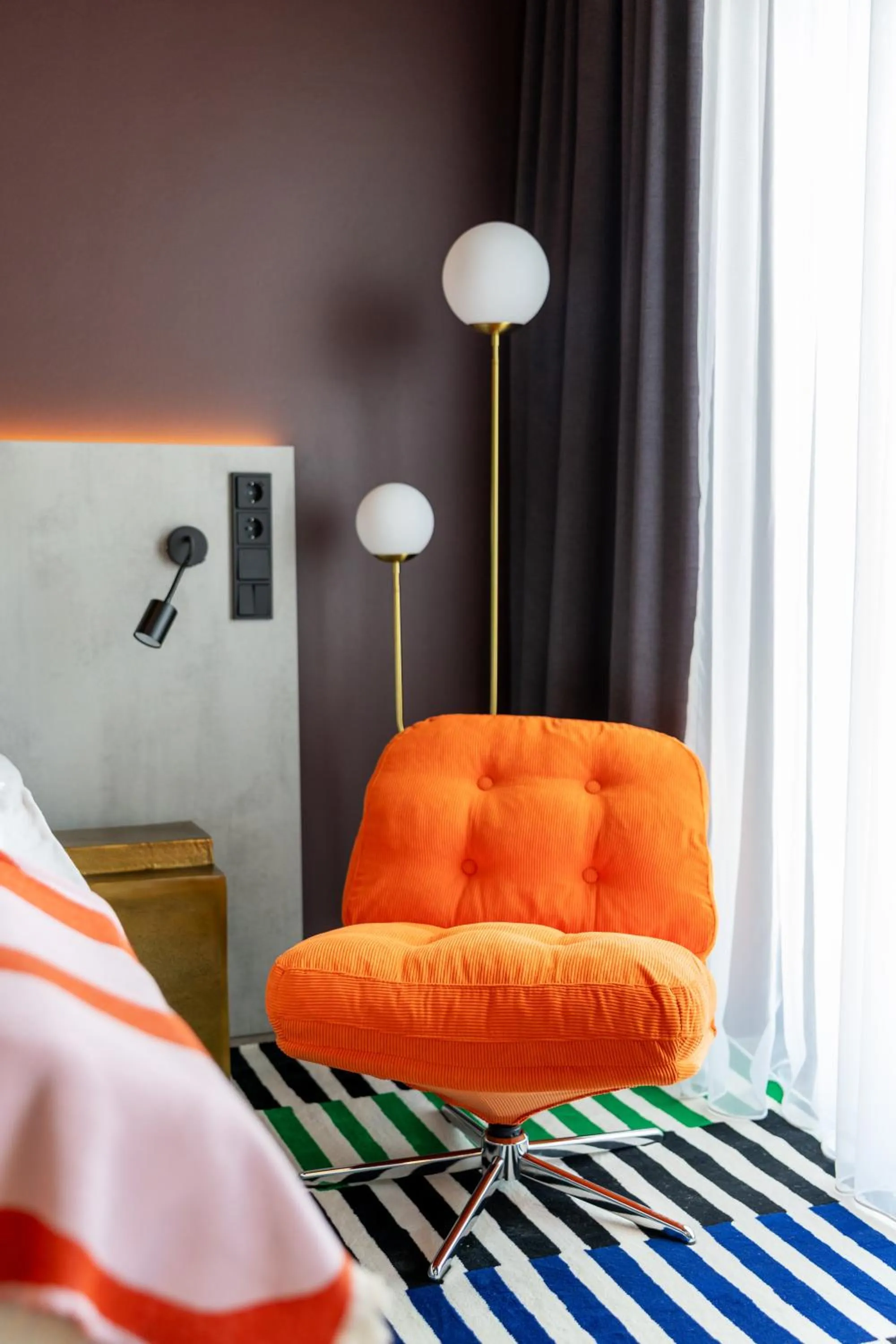 Decorative detail, Bed in kalm stay - munich east