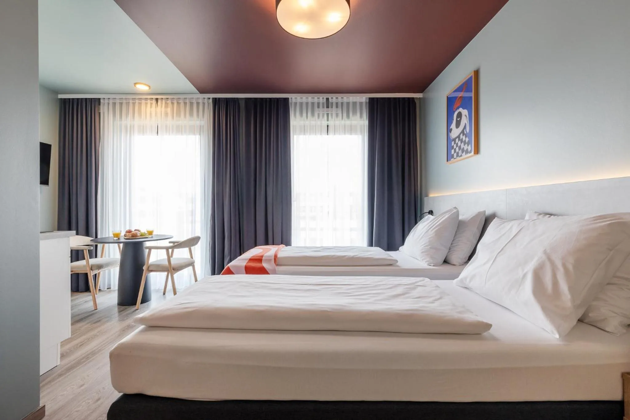 Photo of the whole room, Bed in kalm stay - munich east