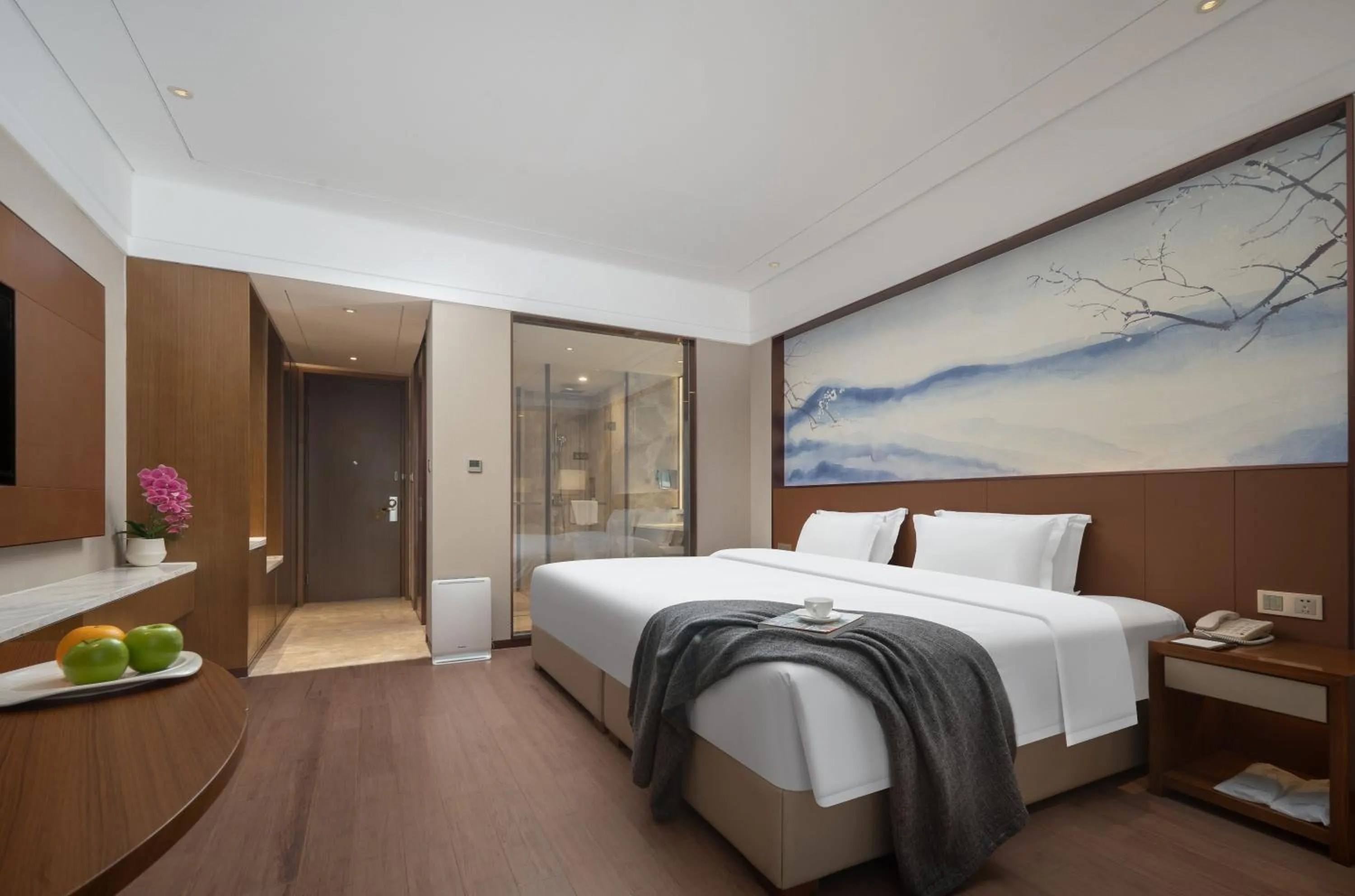 Bed in Optical Valley Convention Hotel