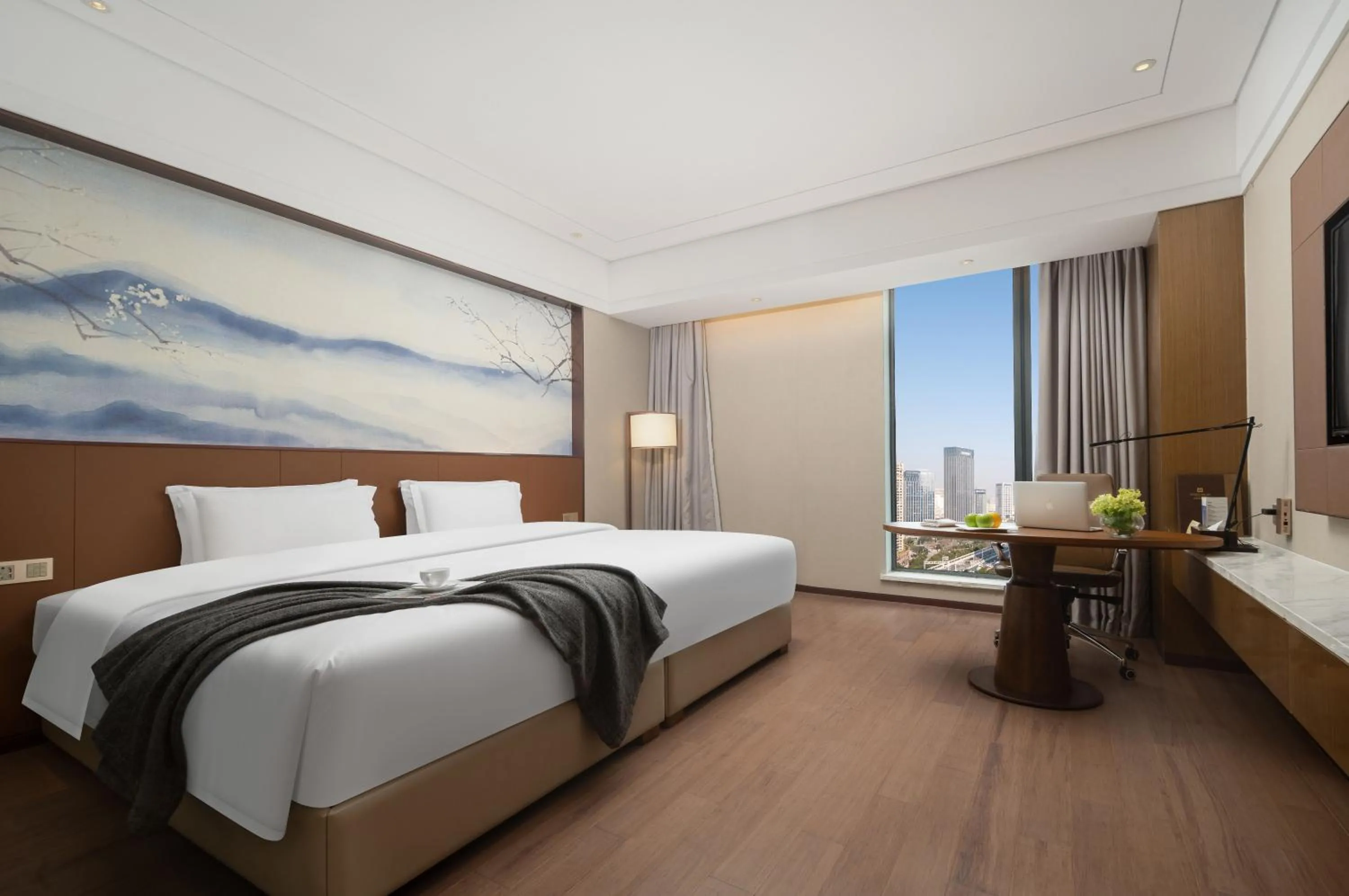 Bed in Optical Valley Convention Hotel