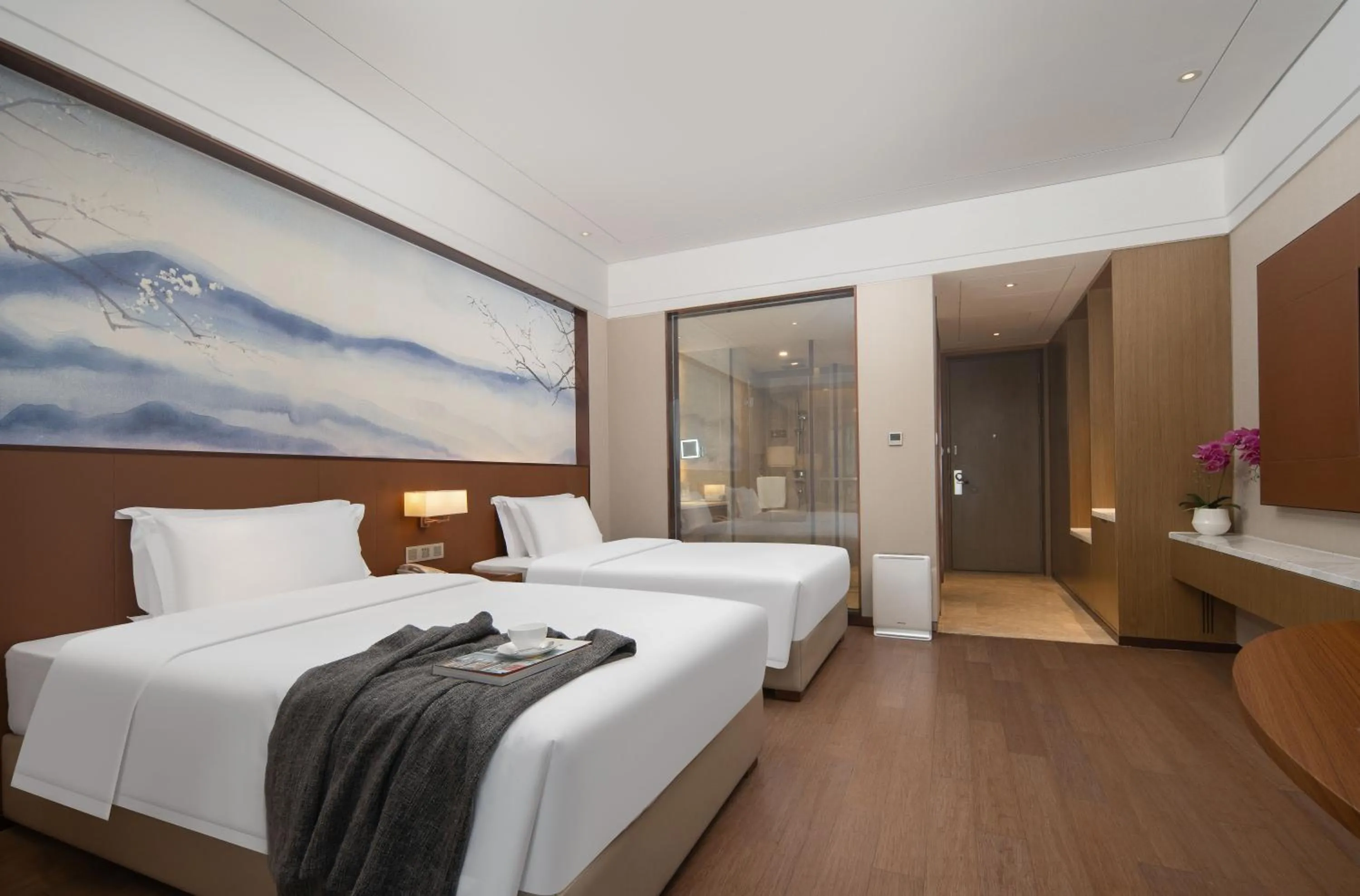 Bed in Optical Valley Convention Hotel