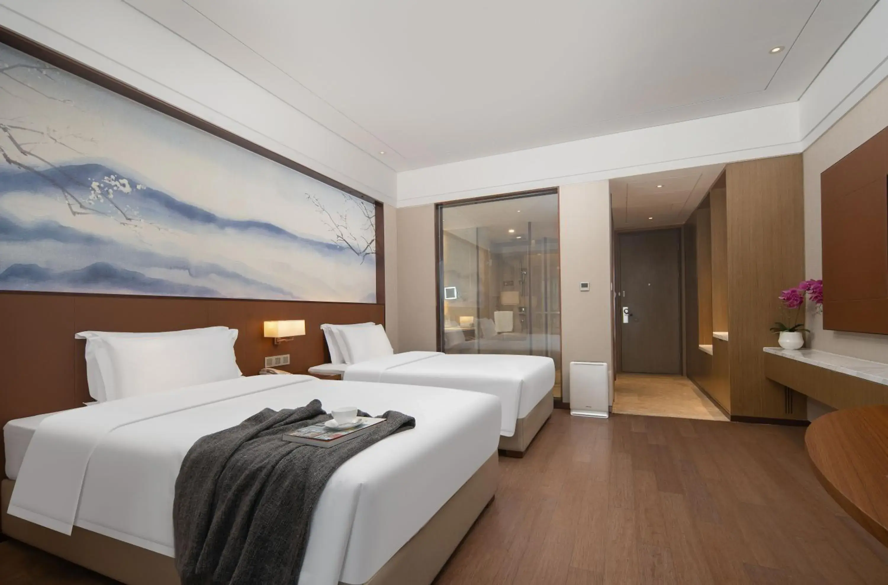 Deluxe Twin Room in Optical Valley Convention Hotel Deluxe Twin Room in Optical Valley Convention Hotel