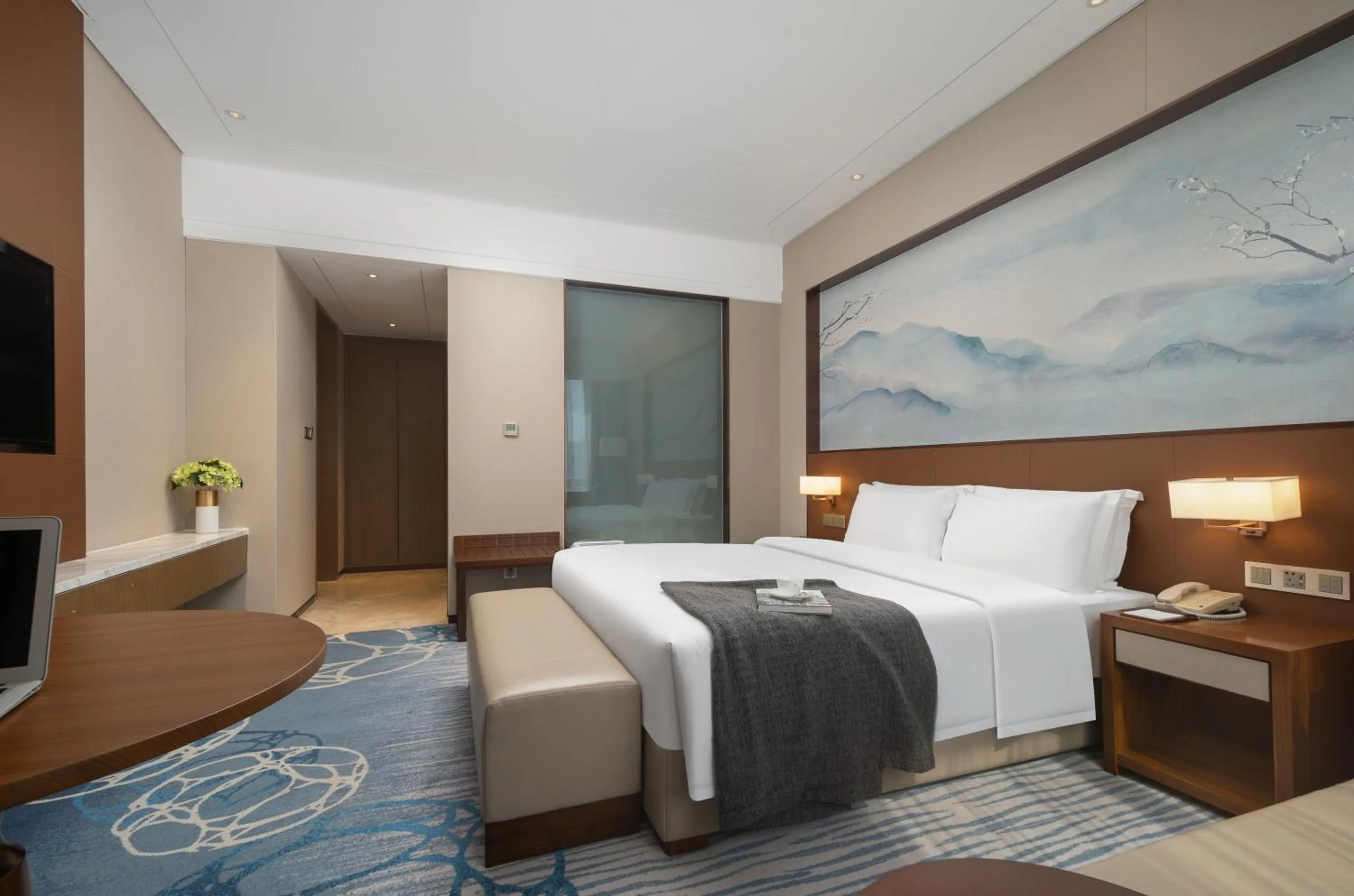 Bed in Optical Valley Convention Hotel
