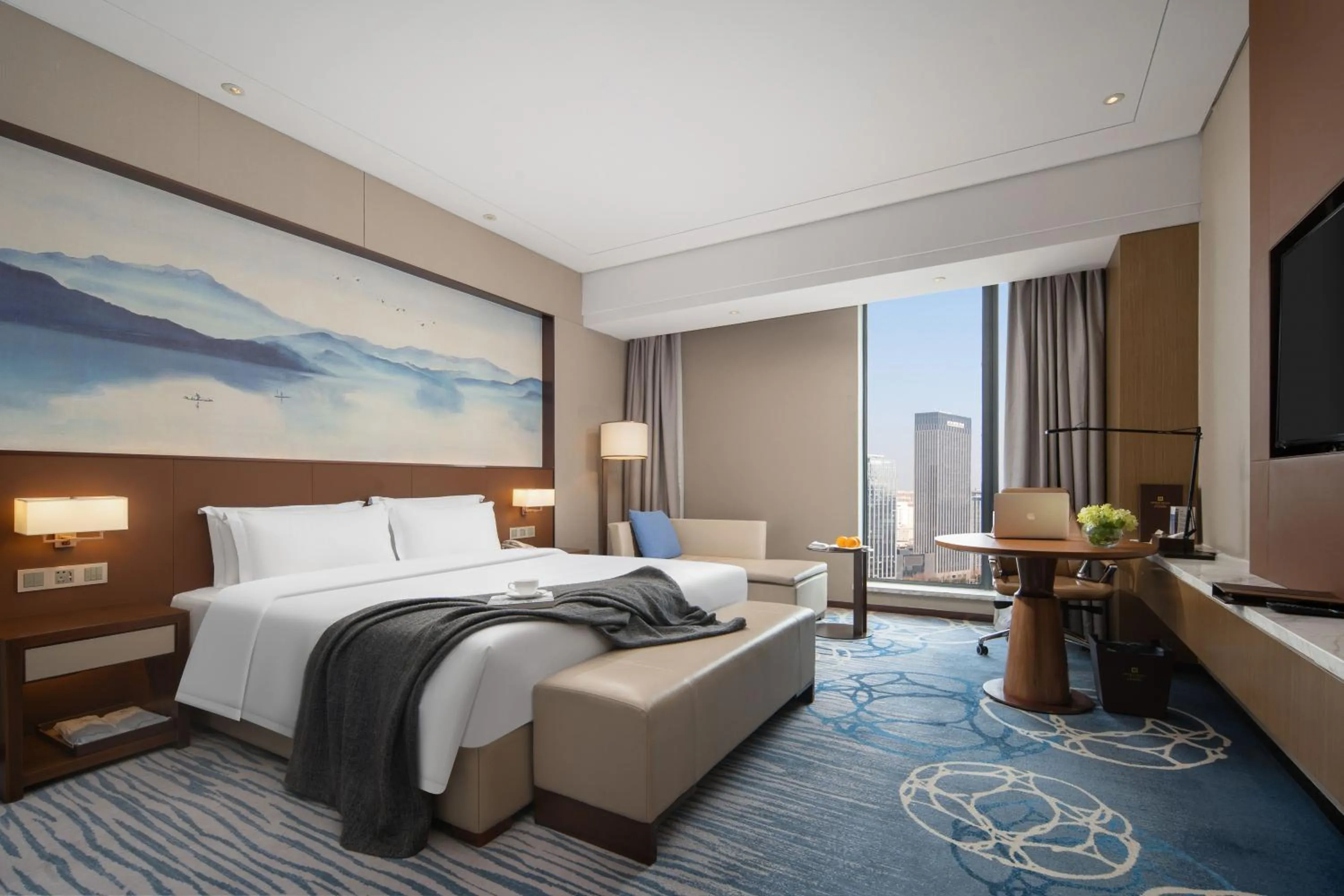 Bed in Optical Valley Convention Hotel