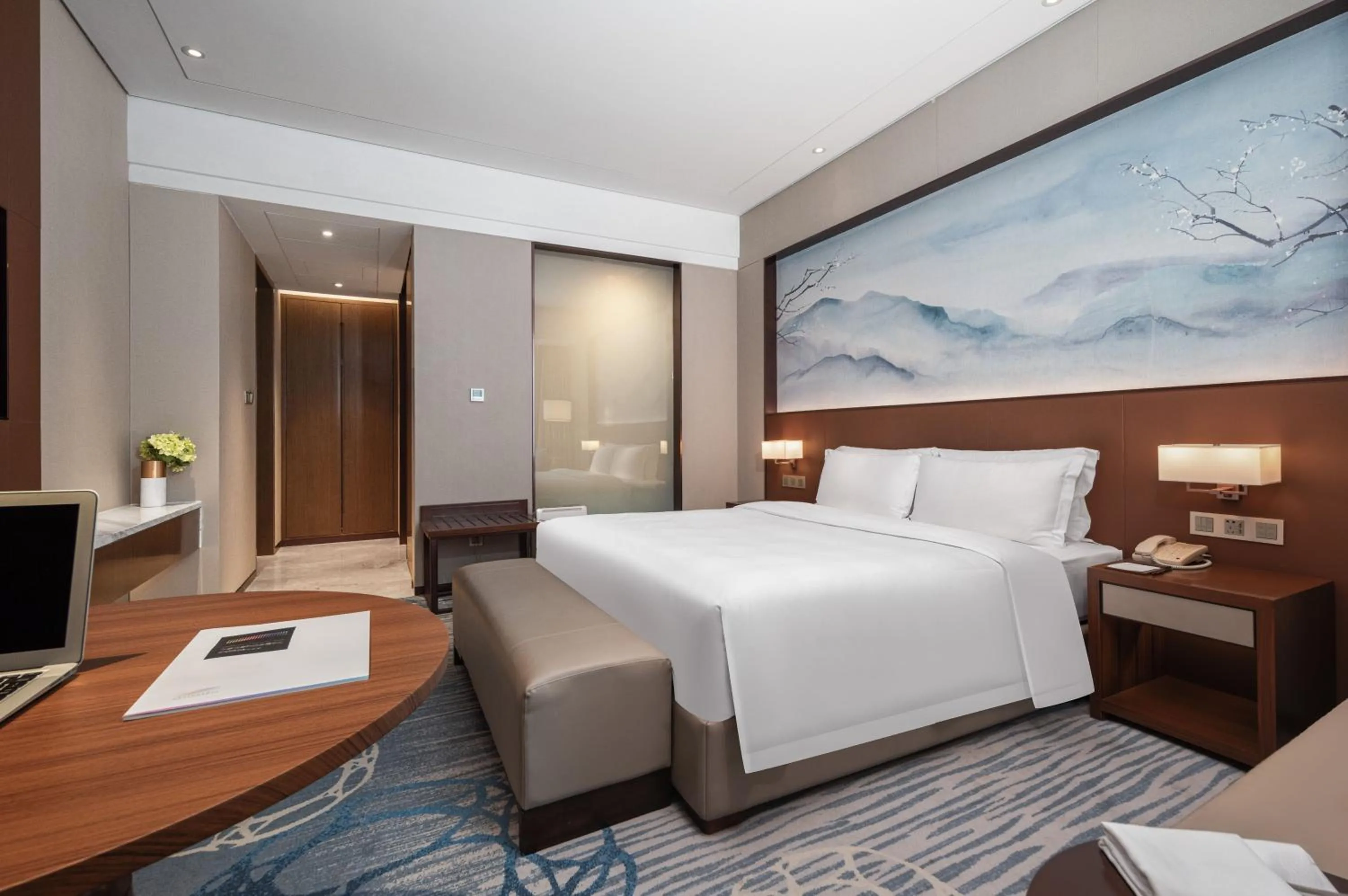 Bed in Optical Valley Convention Hotel