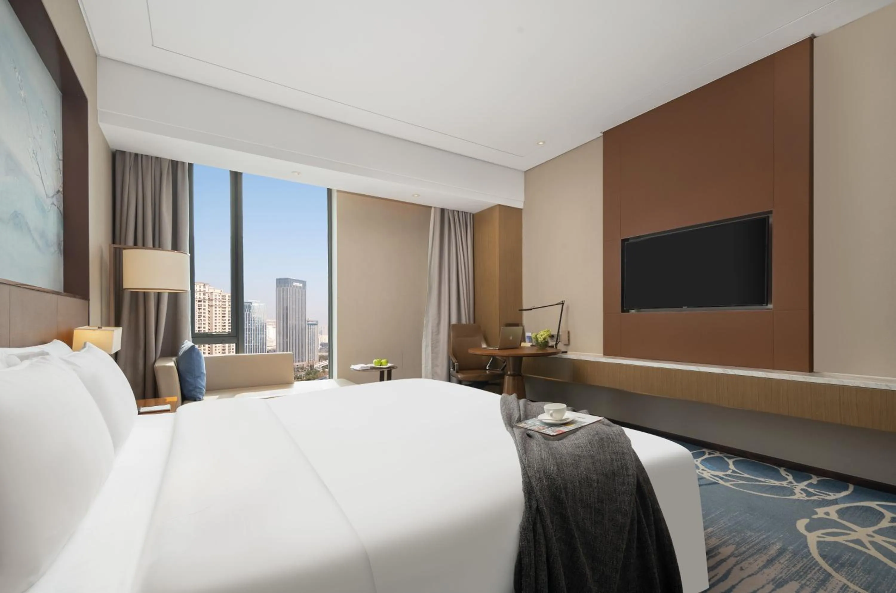 Bed in Optical Valley Convention Hotel