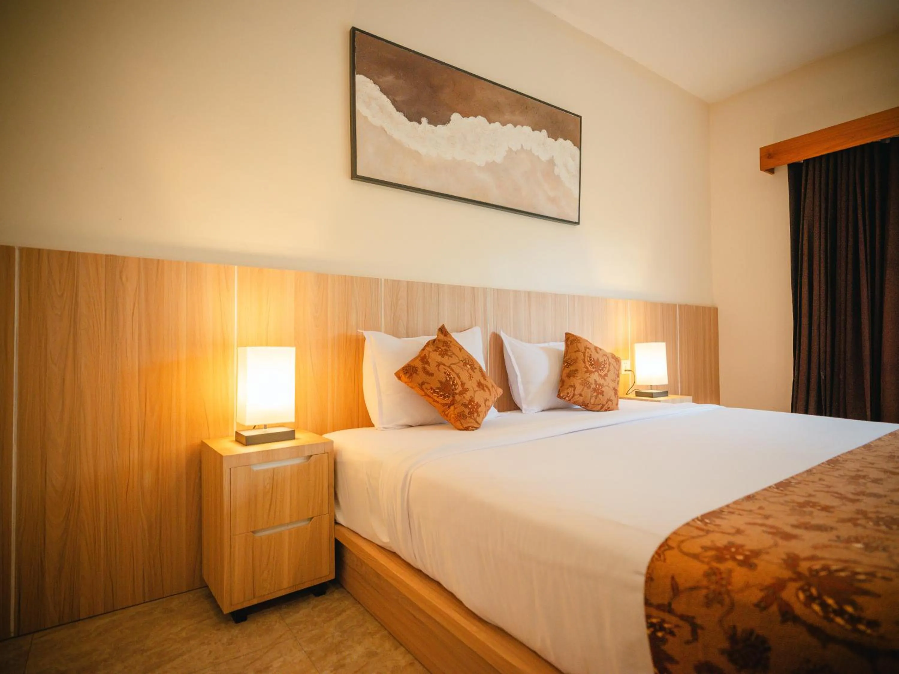 Bed in Artha Cottages