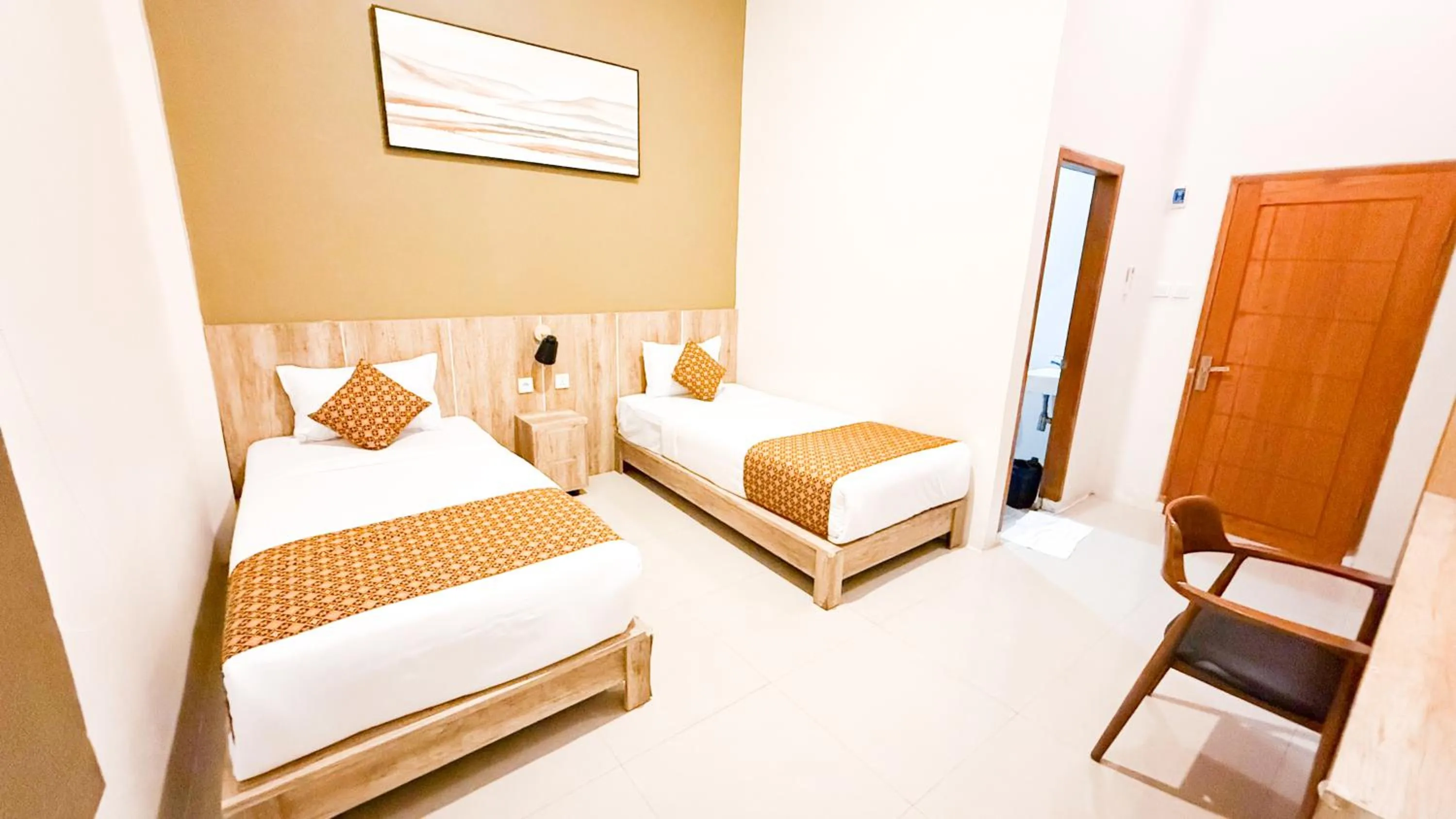 Bed in Artha Cottages