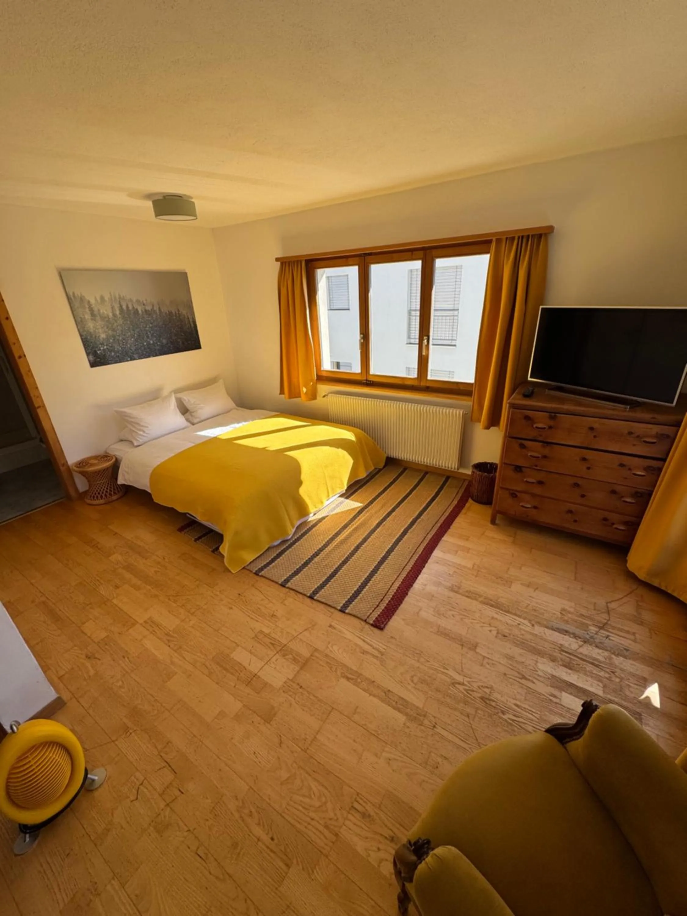 Bed in Waldheim Laax Pension