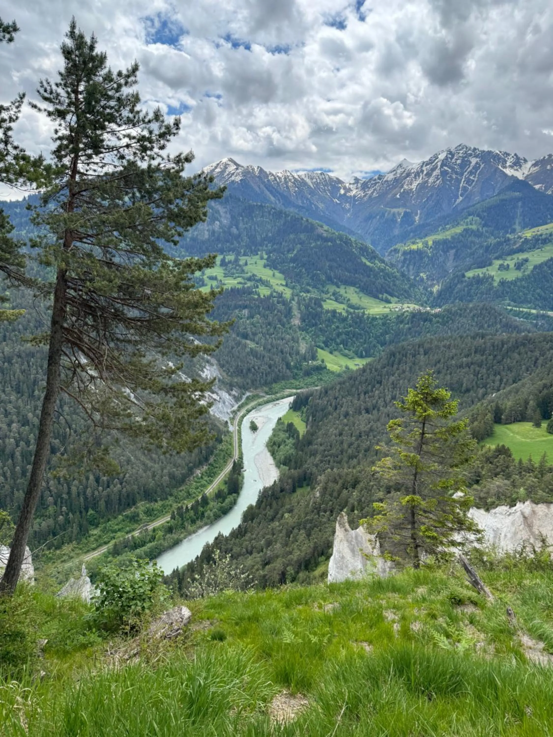 Natural landscape in Waldheim Laax Pension