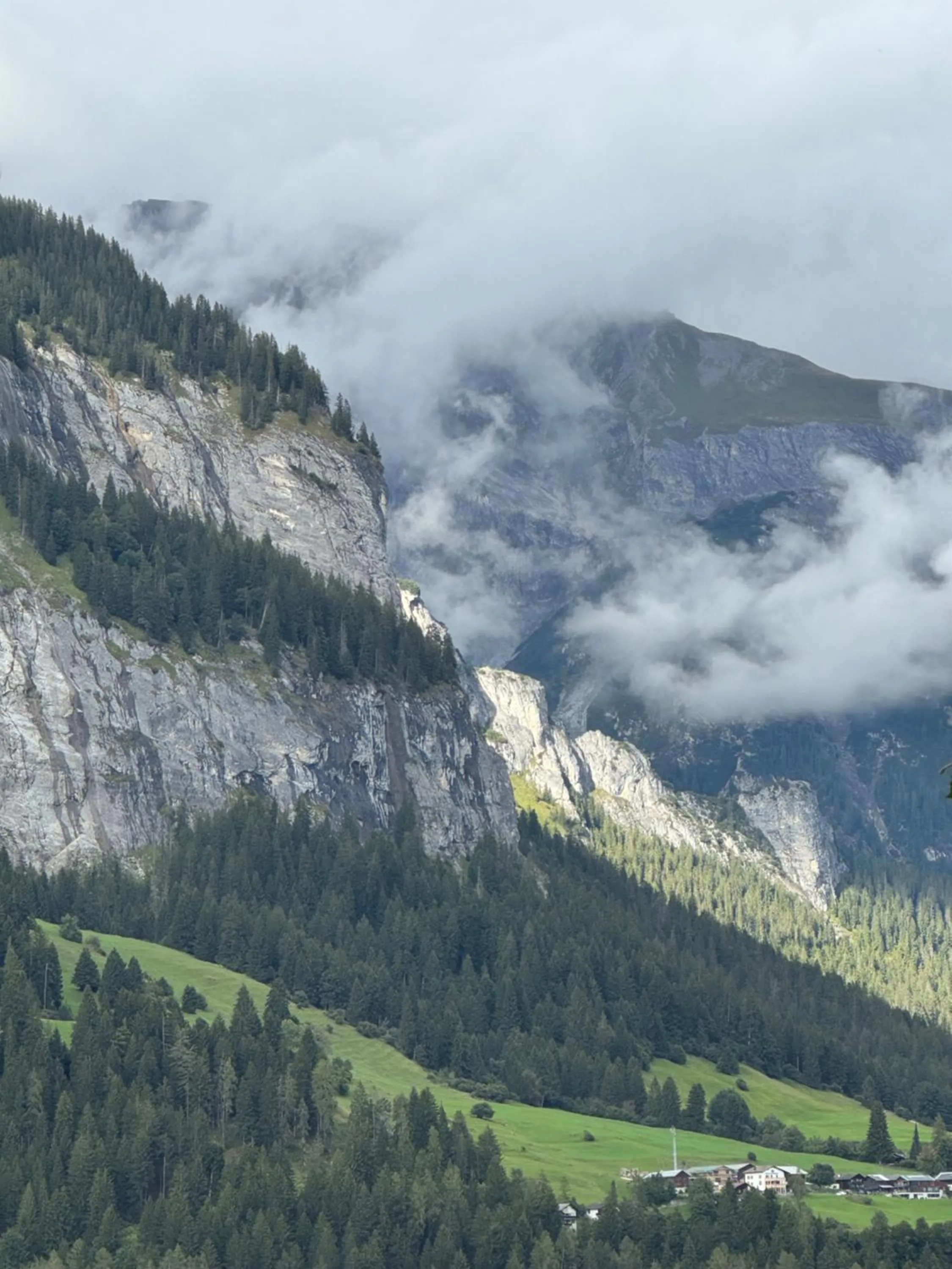 Natural landscape in Waldheim Laax Pension