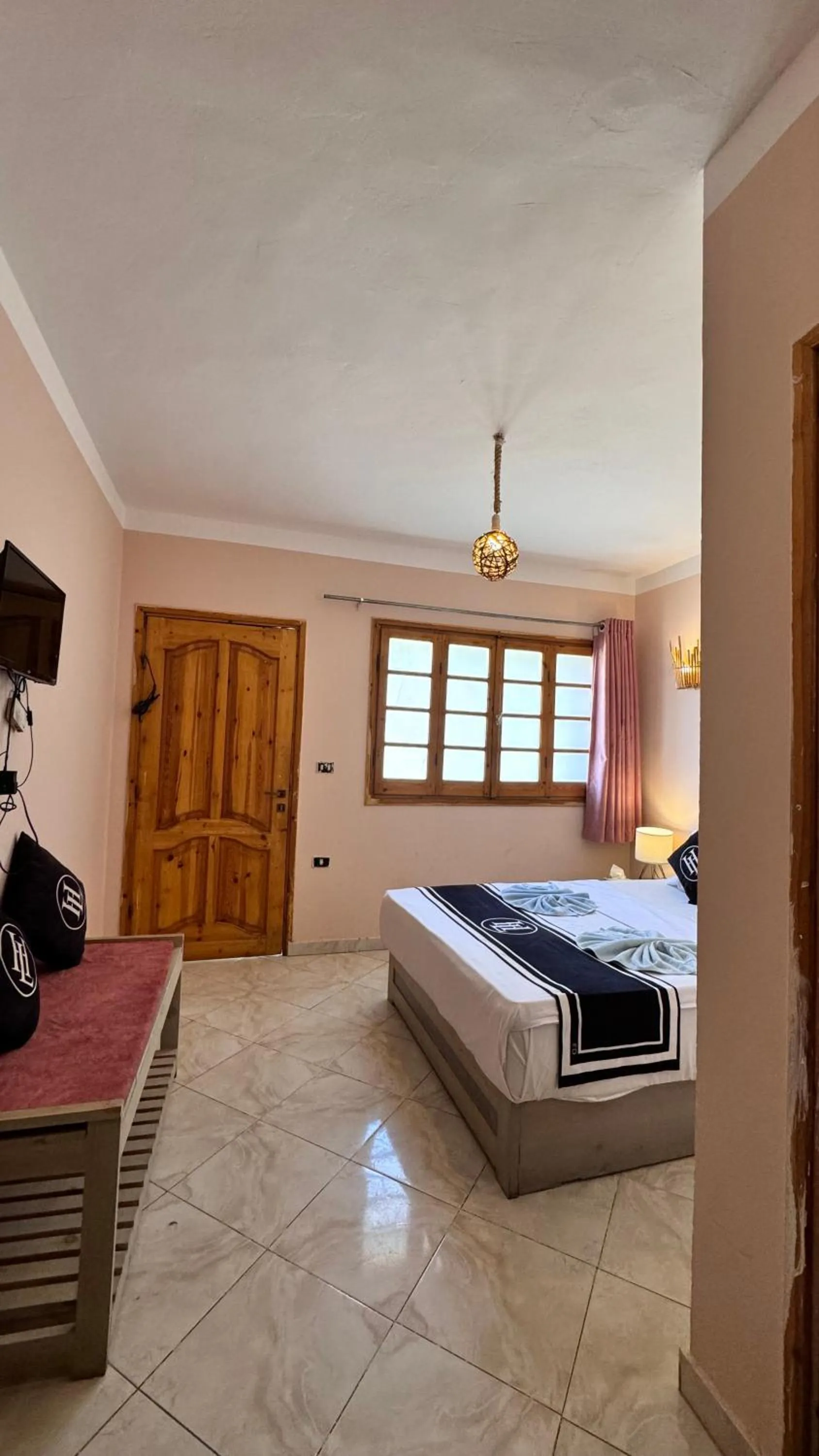 Bed in Happy Land Hotel Dahab