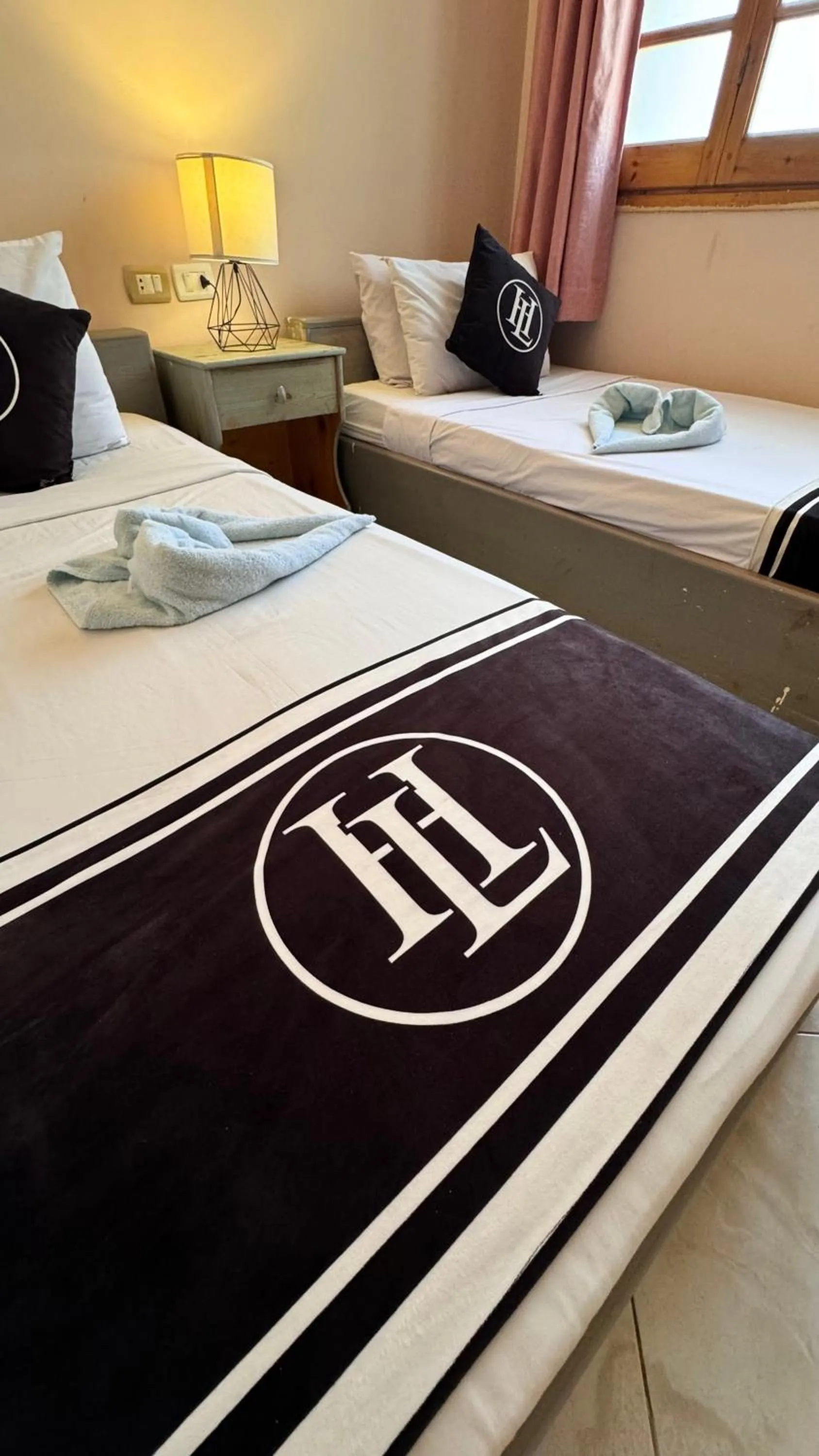 Bed in Happy Land Hotel Dahab