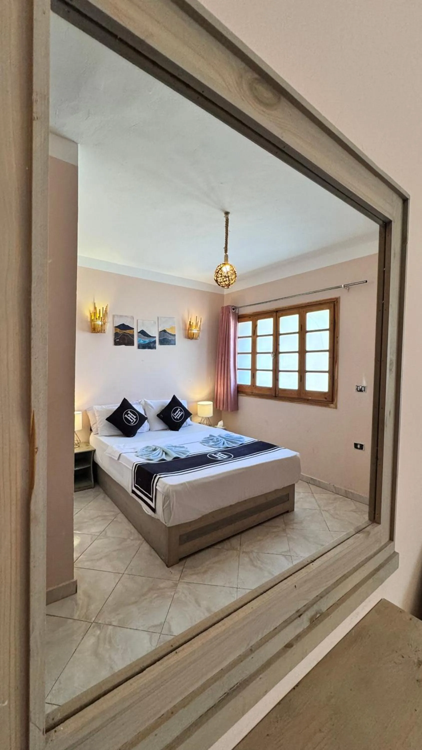 Bed in Happy Land Hotel Dahab