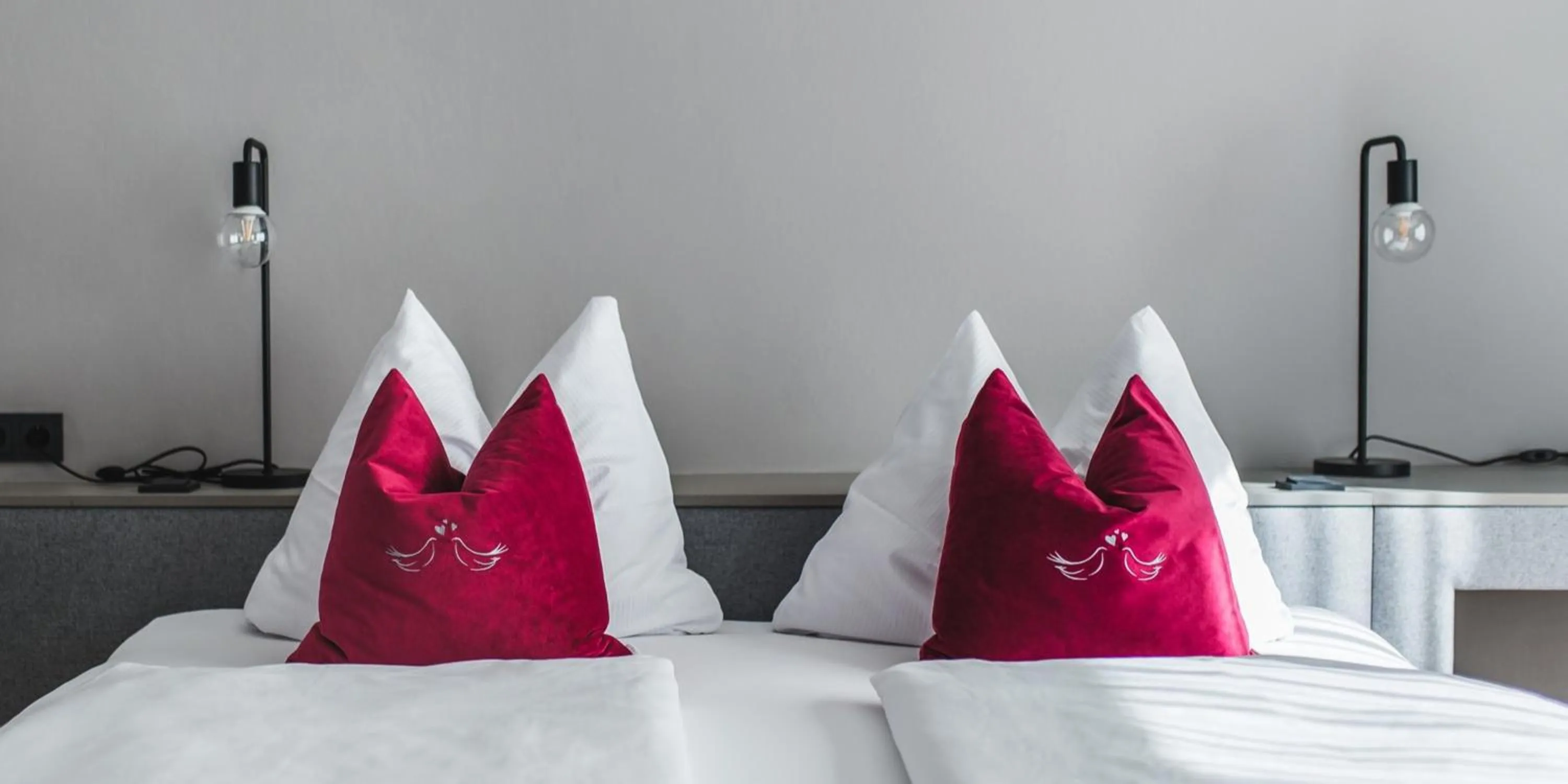 Bed in Altstadthotel Weisse Taube