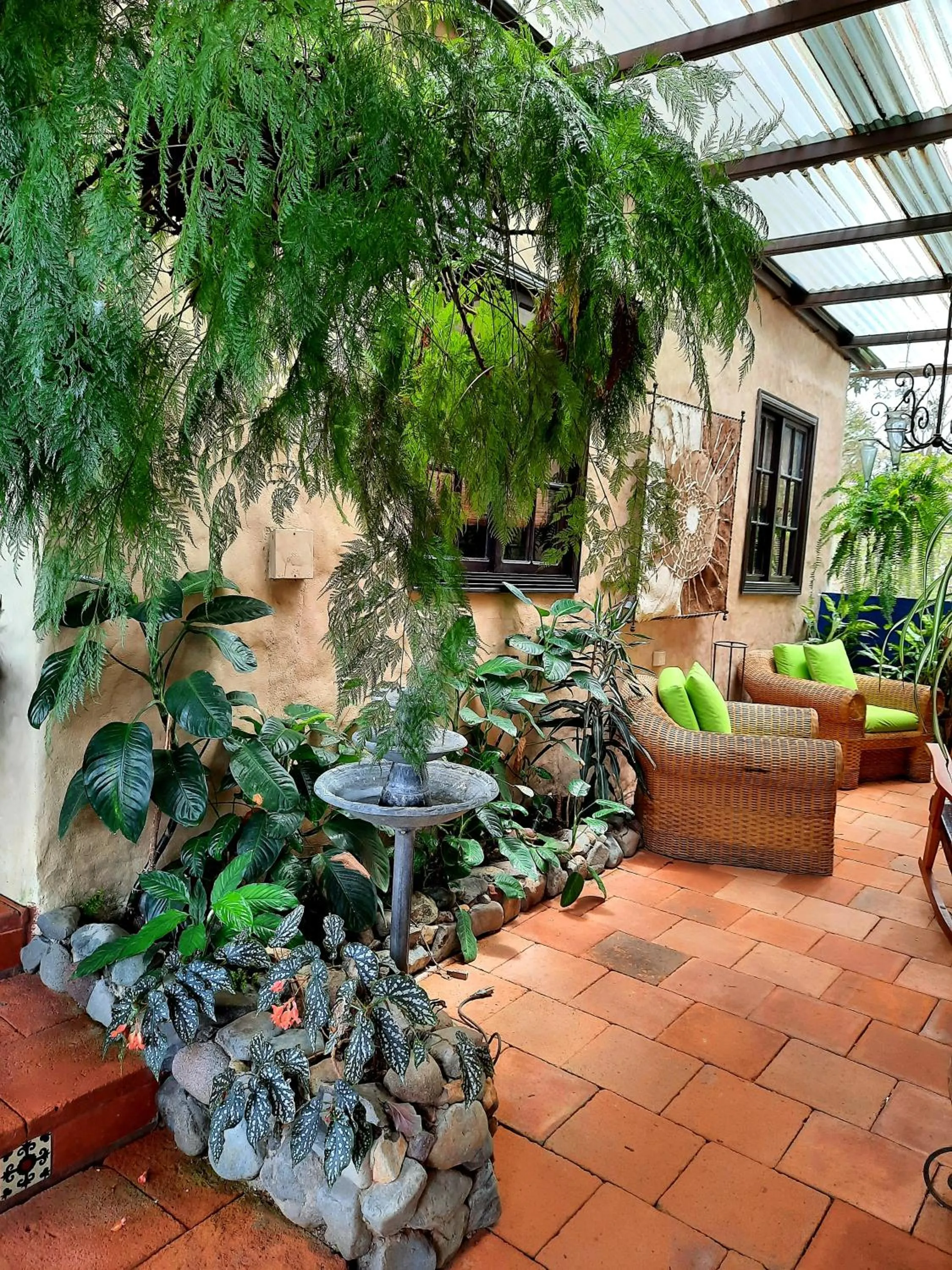Balcony/Terrace in Cabañas San Miguel