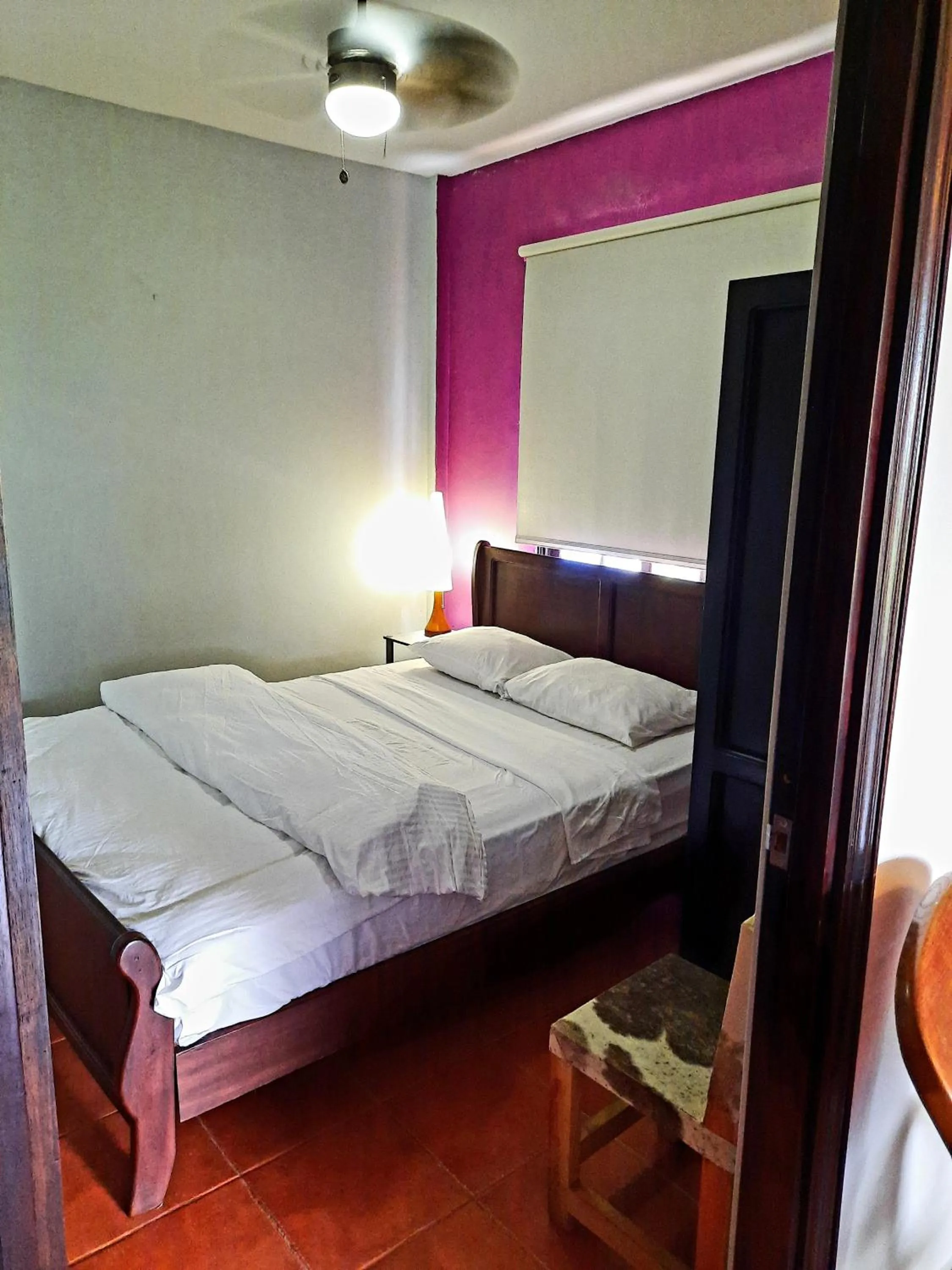 Bed in Cabañas San Miguel