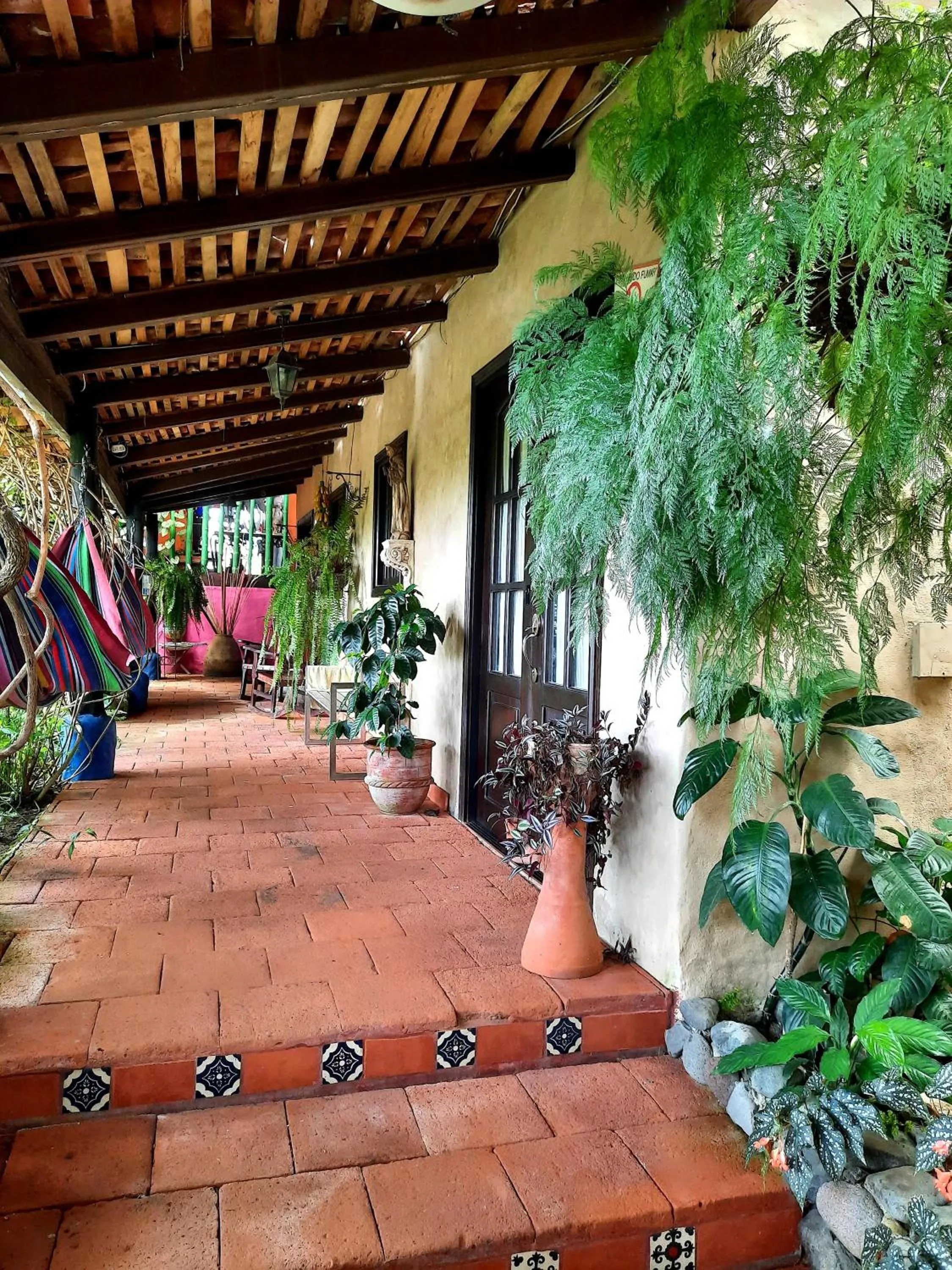 Balcony/Terrace in Cabañas San Miguel