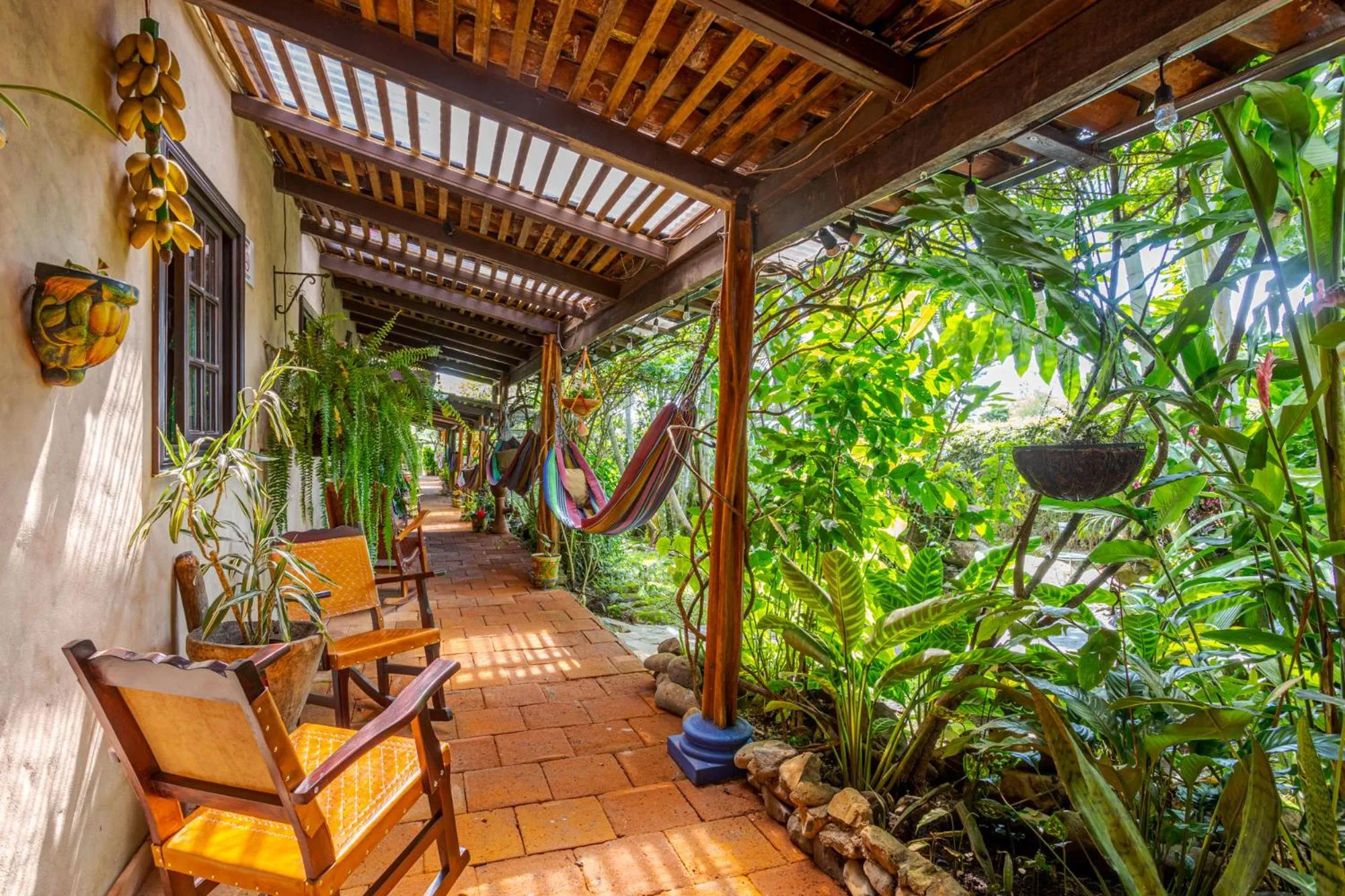 Balcony/Terrace in Cabañas San Miguel