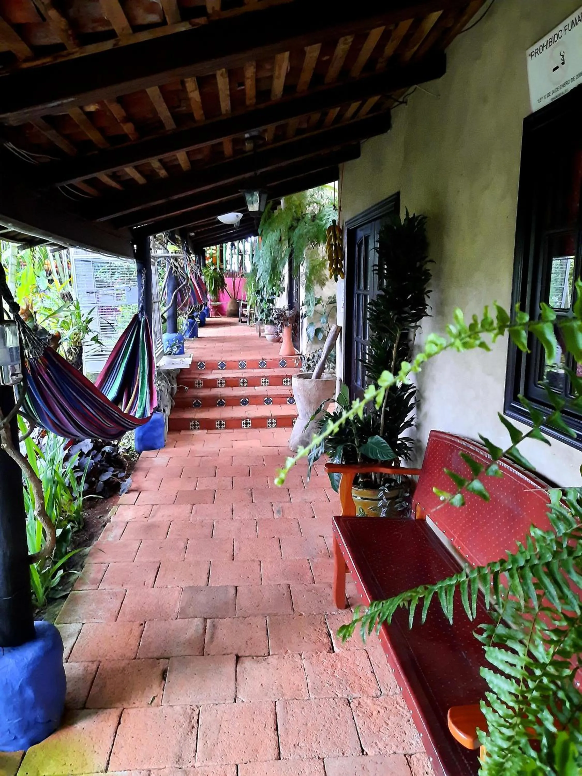 Balcony/Terrace in Cabañas San Miguel