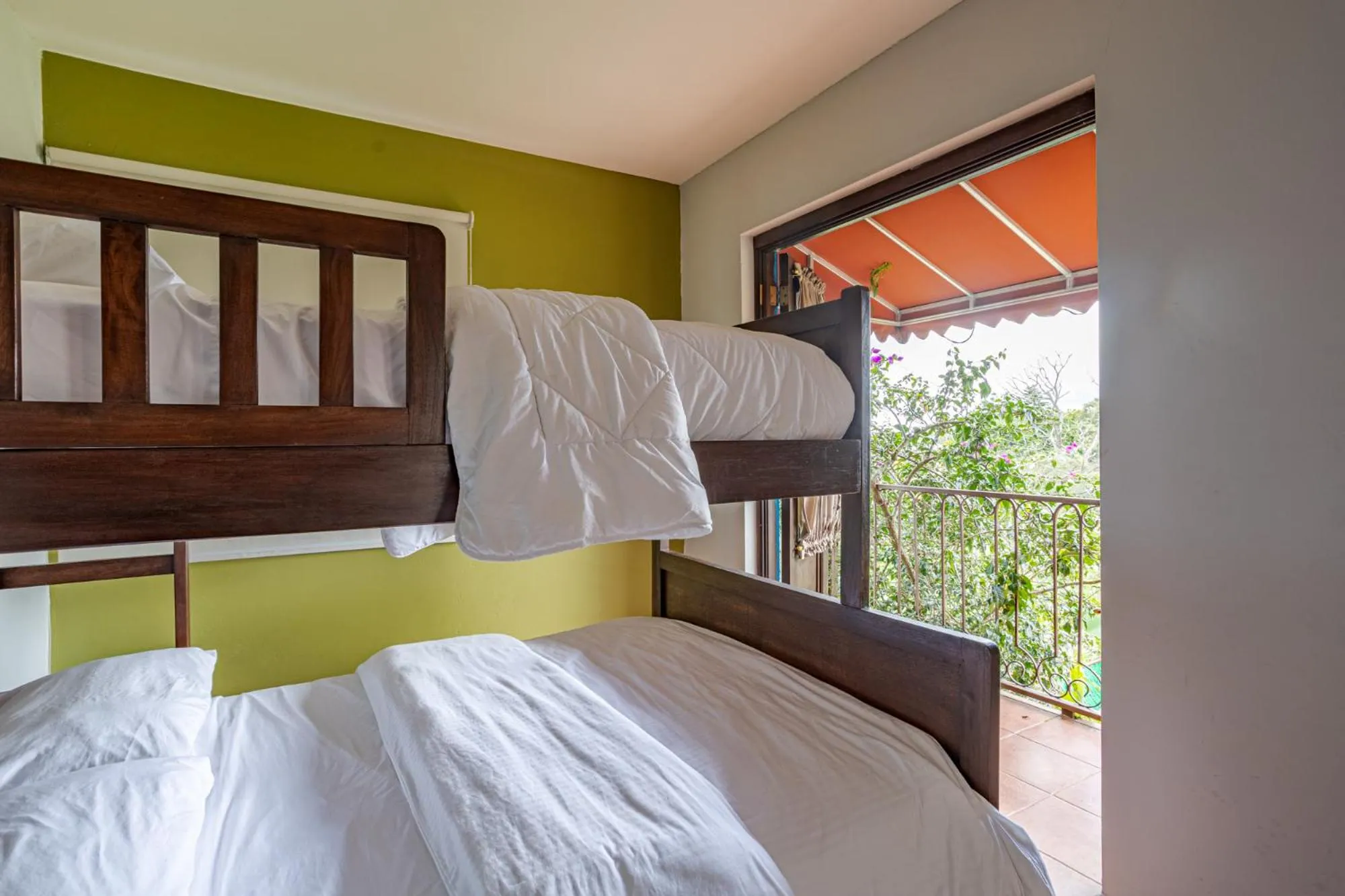 Bed in Cabañas San Miguel