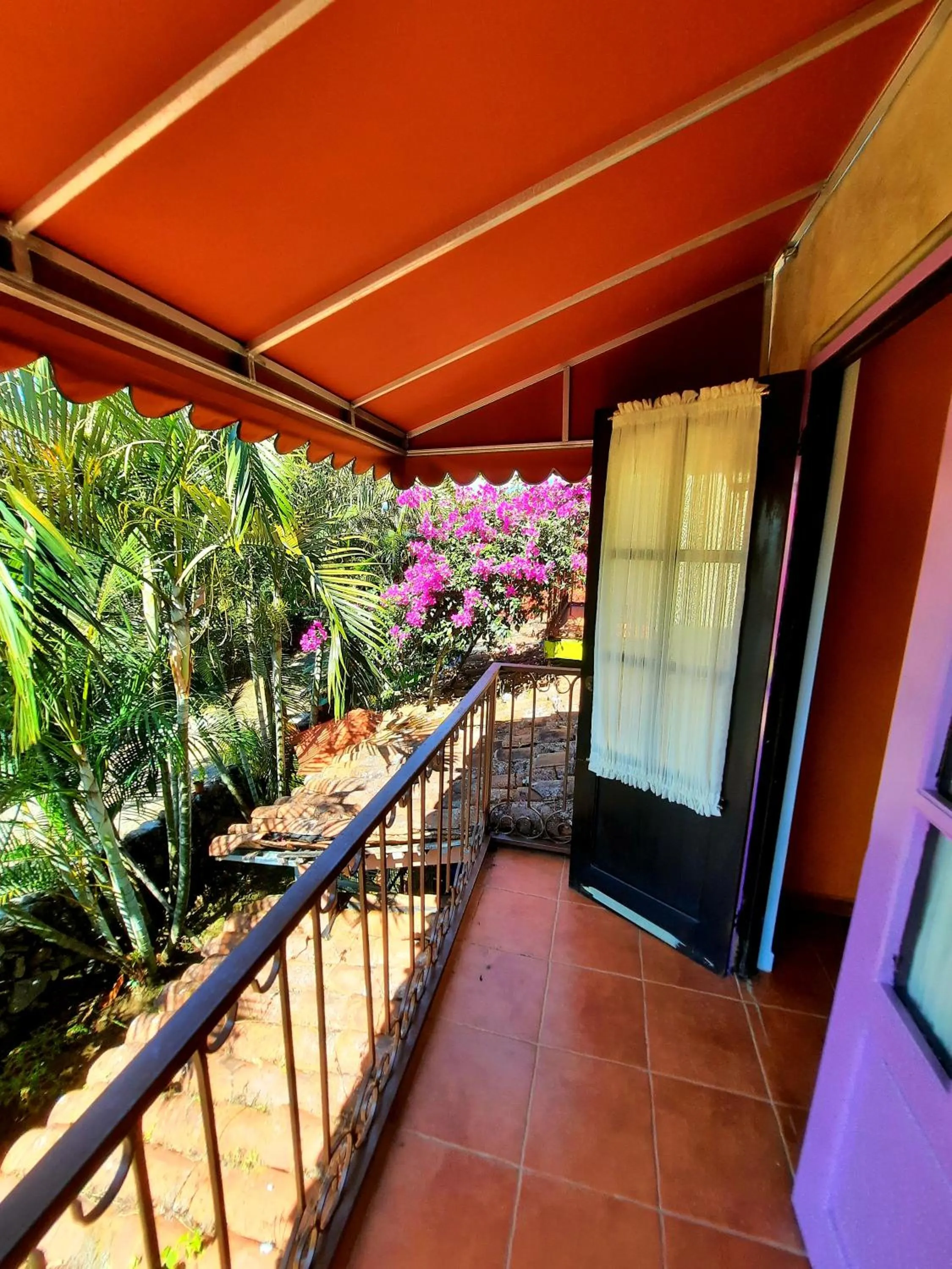 Balcony/Terrace in Cabañas San Miguel