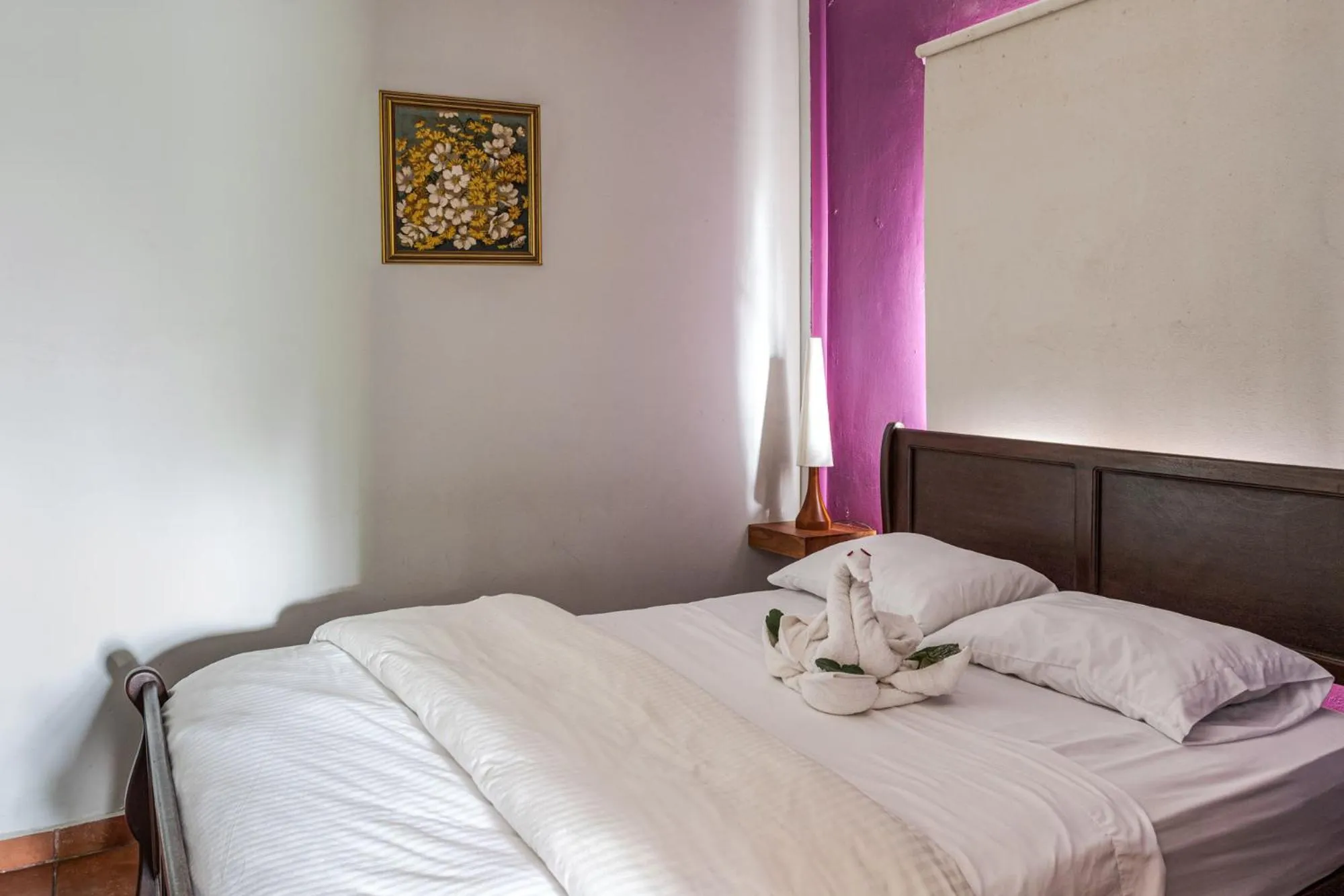 Bed in Cabañas San Miguel