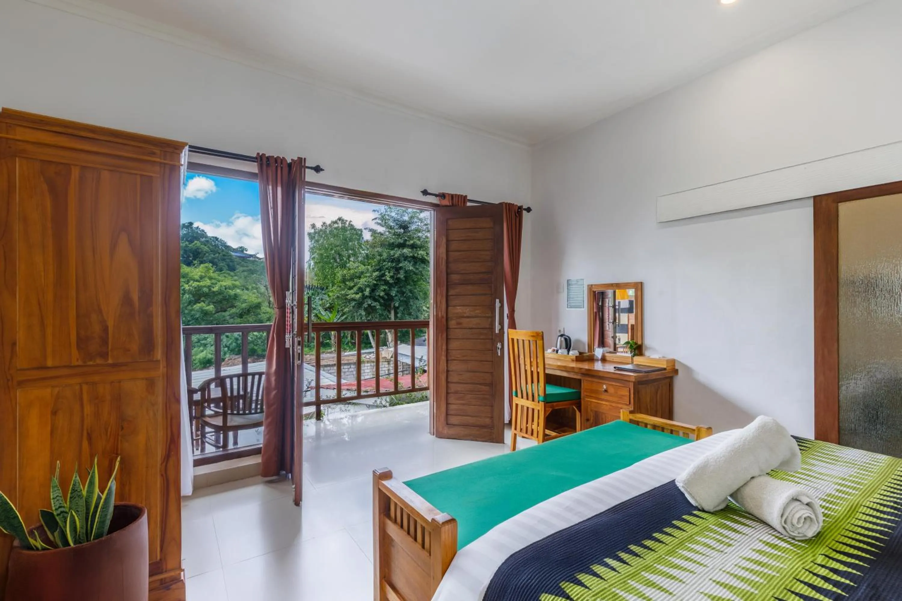 Bed in Ped Cottage Nusa Penida