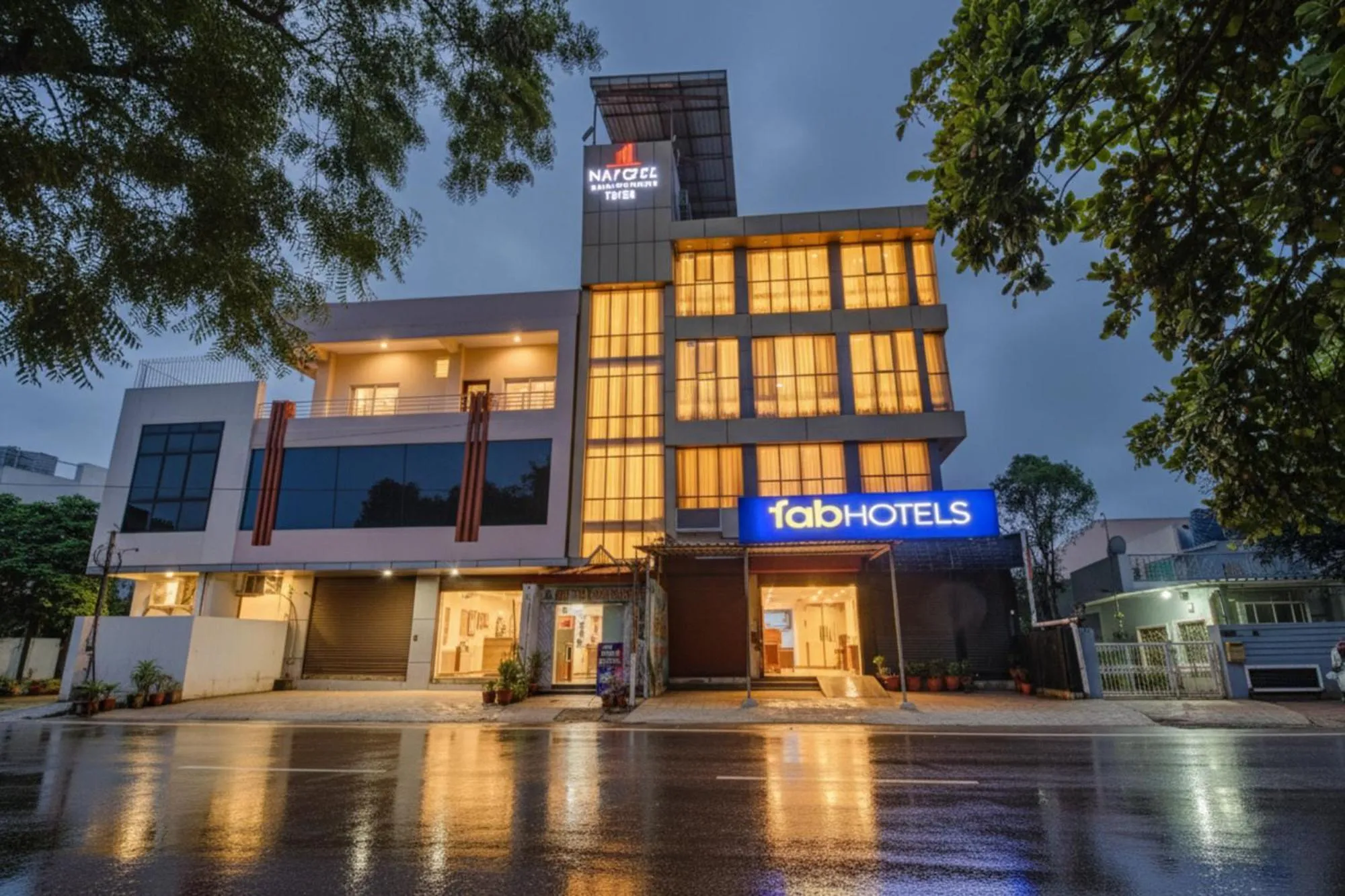 Property building in FabHotel Saket Inn