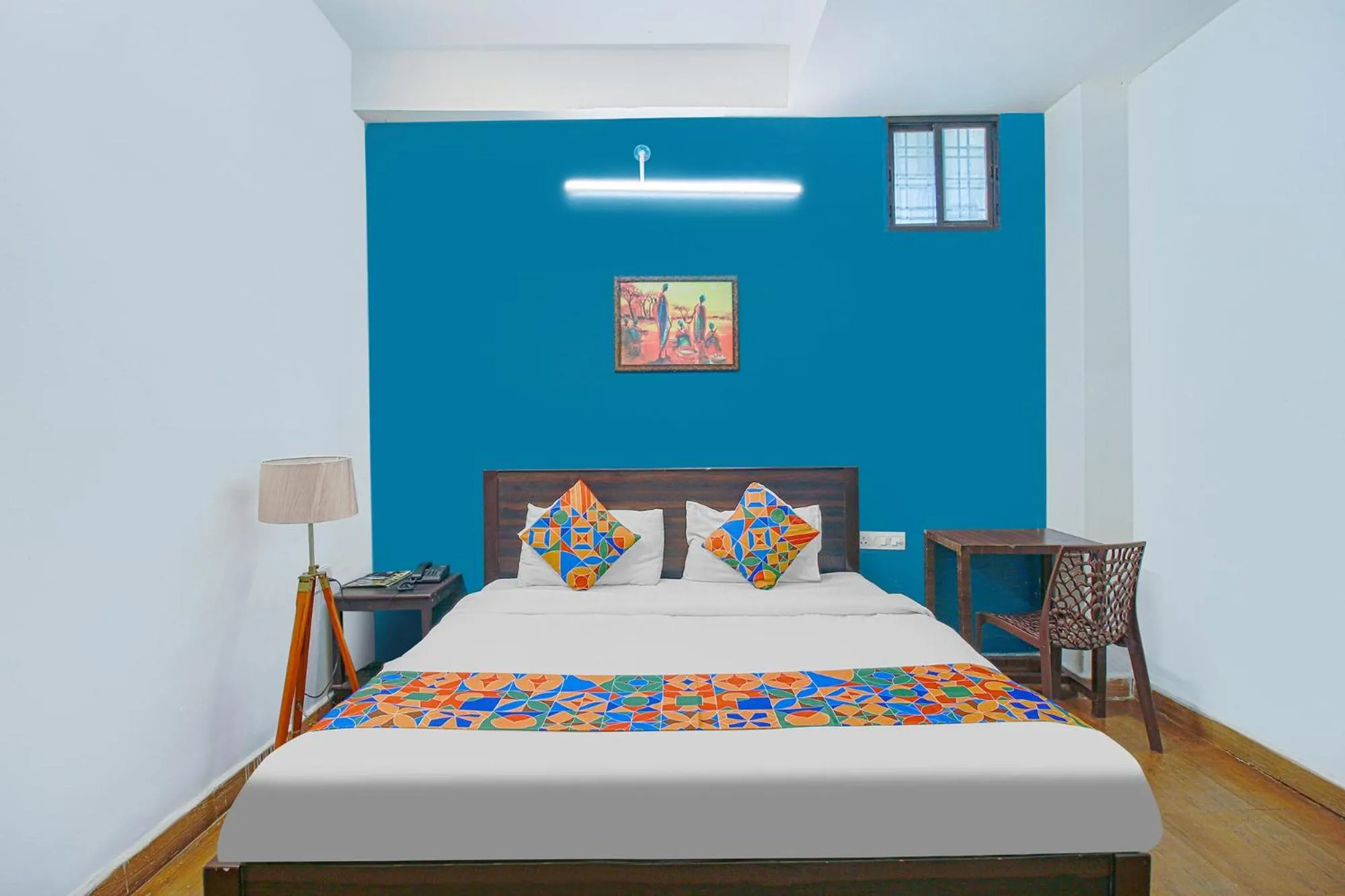 Bed in FabHotel Saket Inn