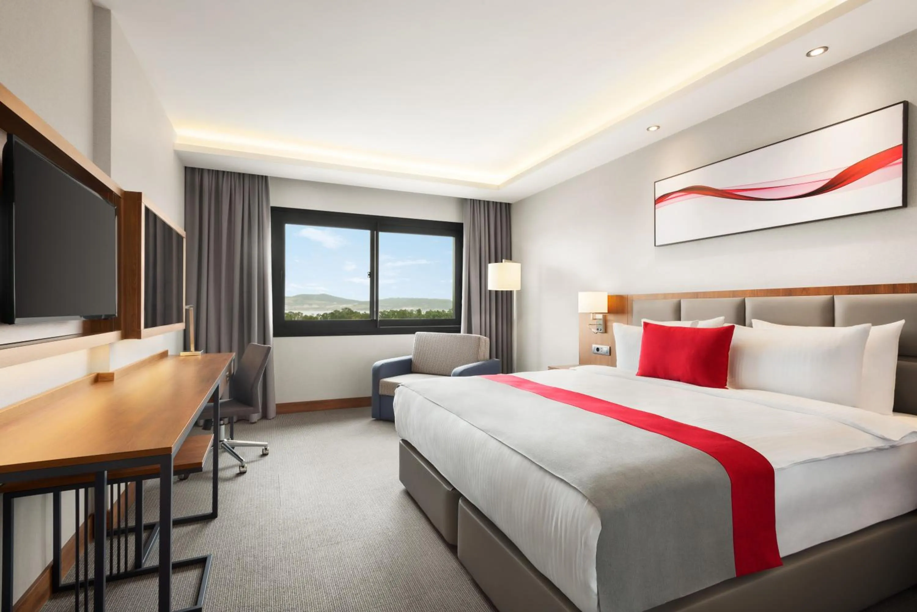 Photo of the whole room, Bed in Ramada by Wyndham Izmir Aliaga