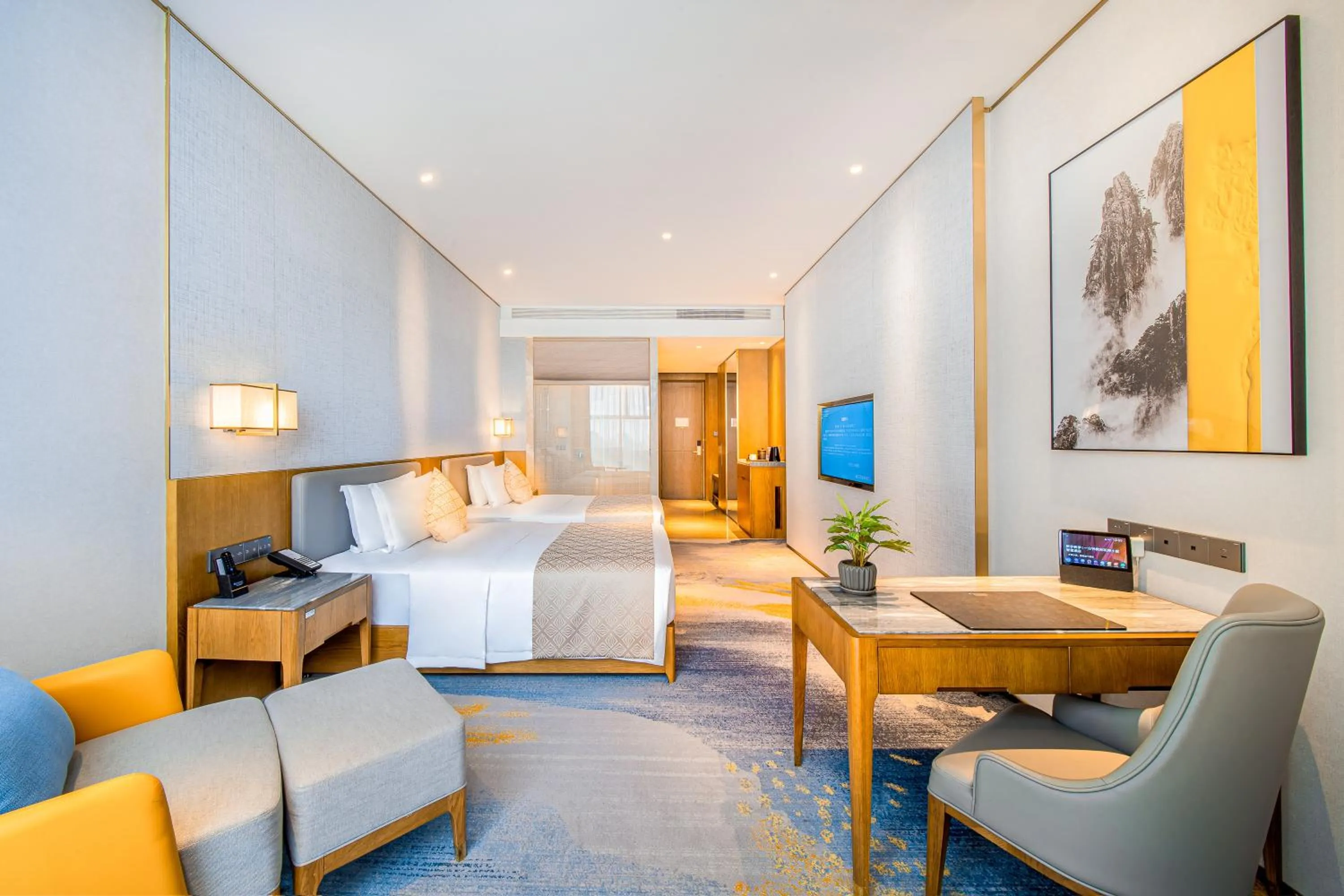 Photo of the whole room in Wyndham Shiyan Downtown