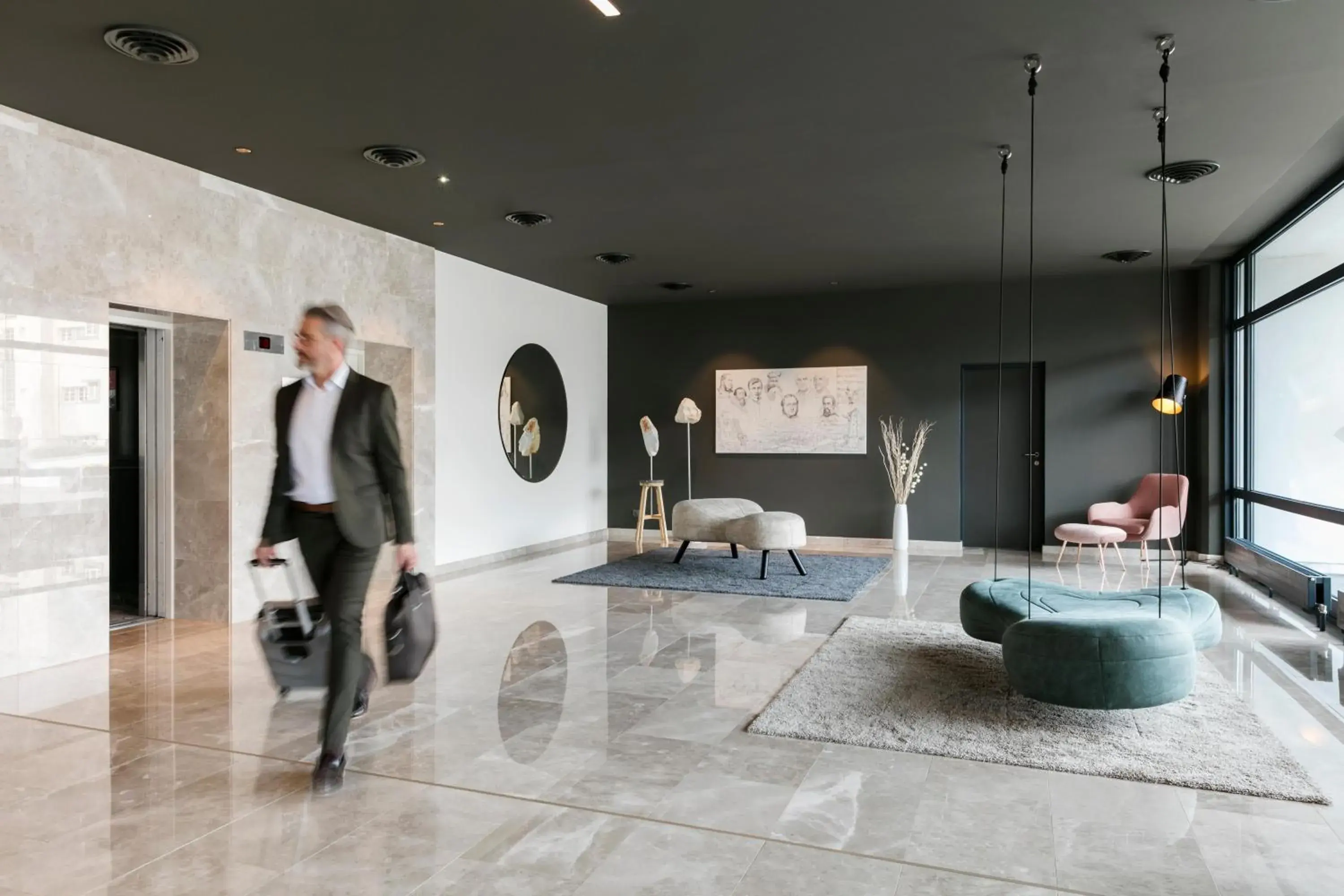 Lobby or reception in ARCOTEL Nike Linz Lobby or reception in ARCOTEL Nike Linz