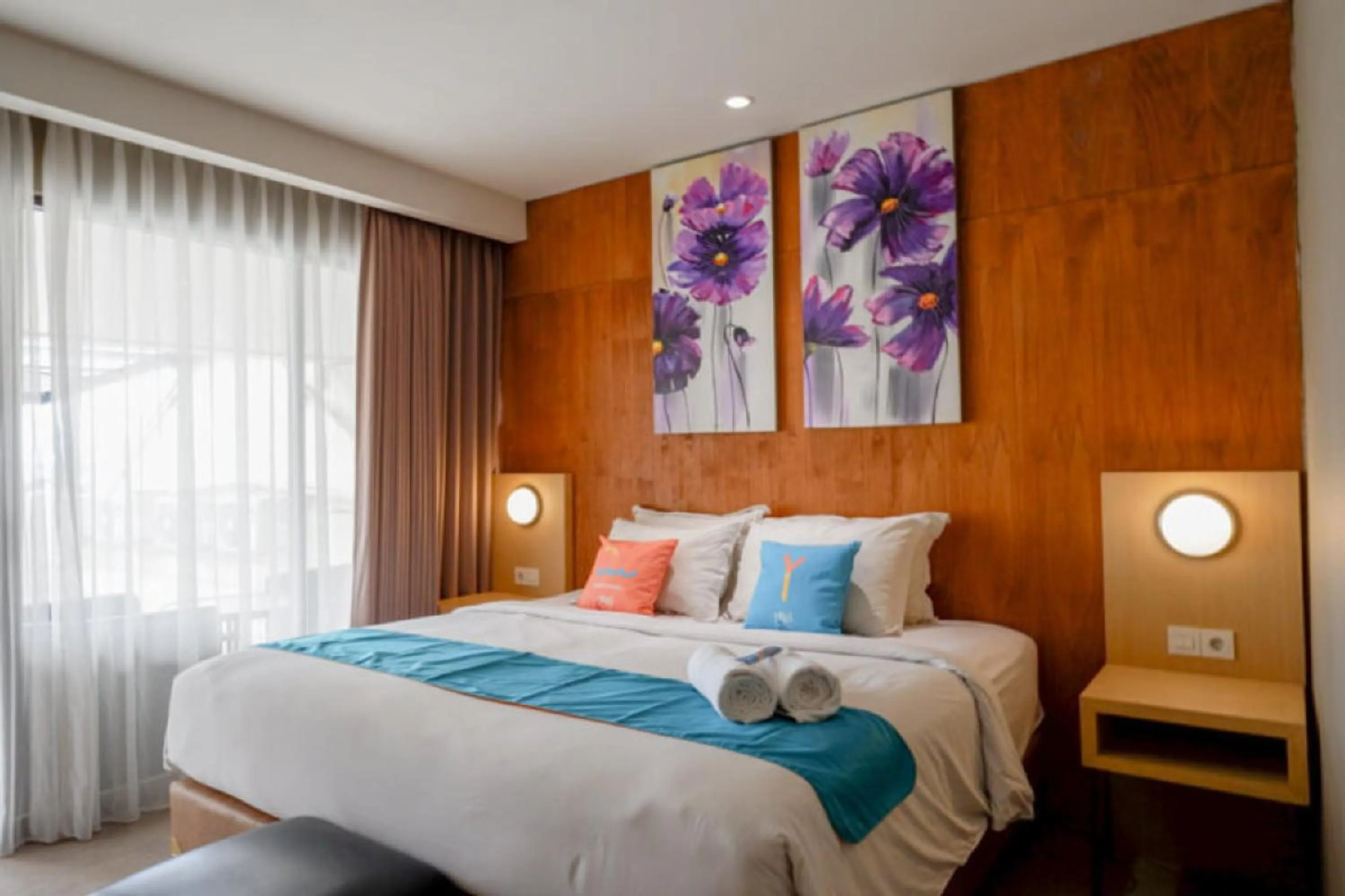 Bedroom, Bed in Sans Hotel Ekkon Yogyakarta by Reddoorz
