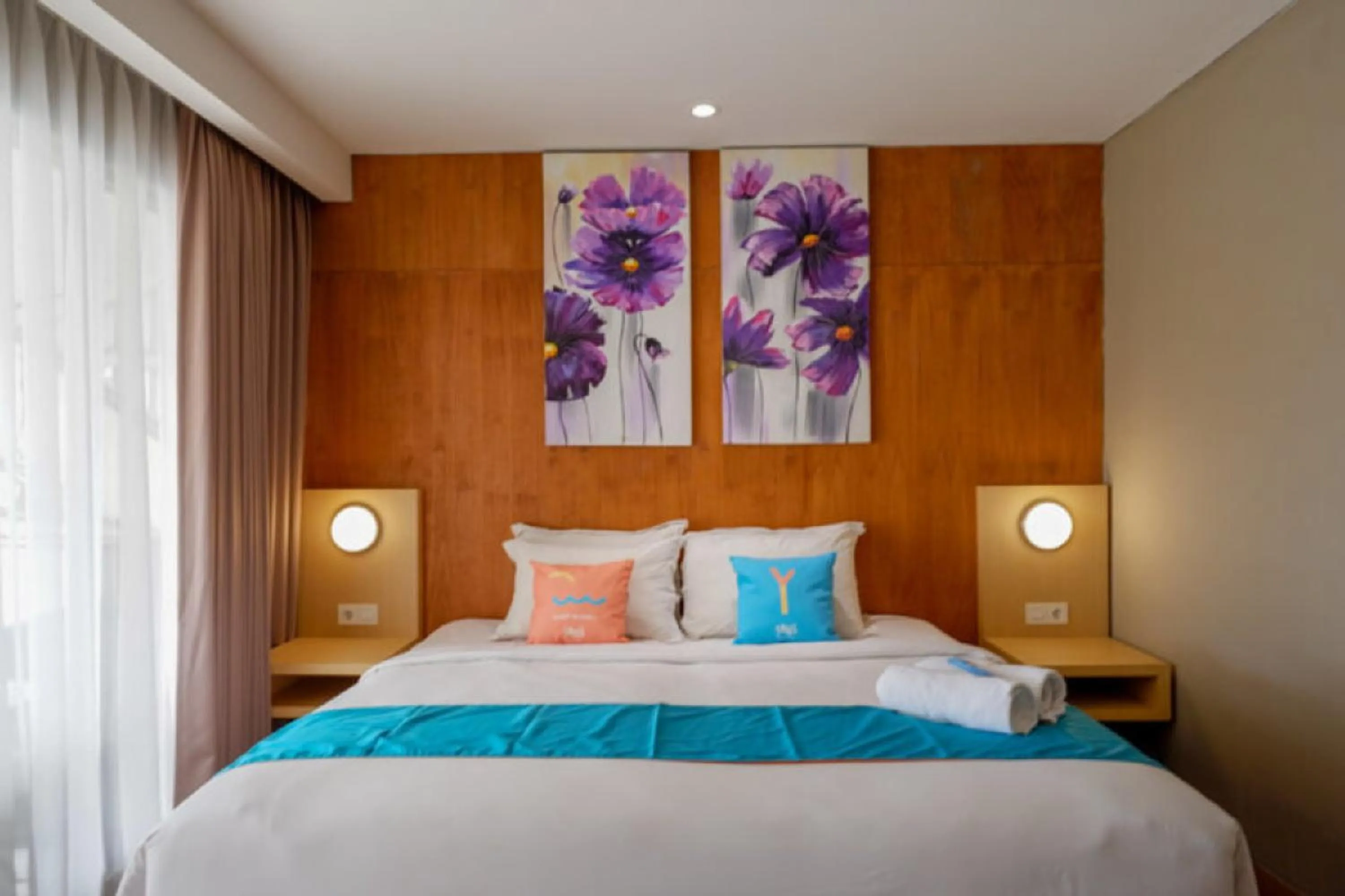 Bedroom, Bed in Sans Hotel Ekkon Yogyakarta by Reddoorz