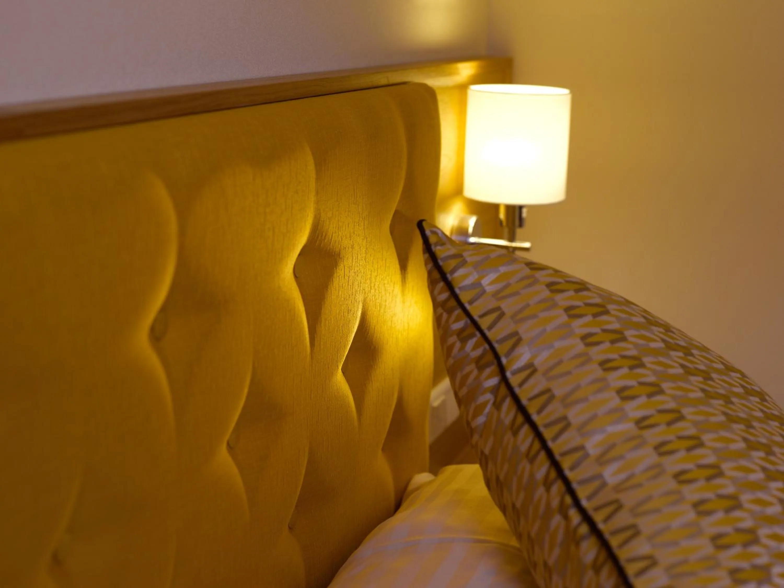 Decorative detail, Bed in Hotel Drei Raben