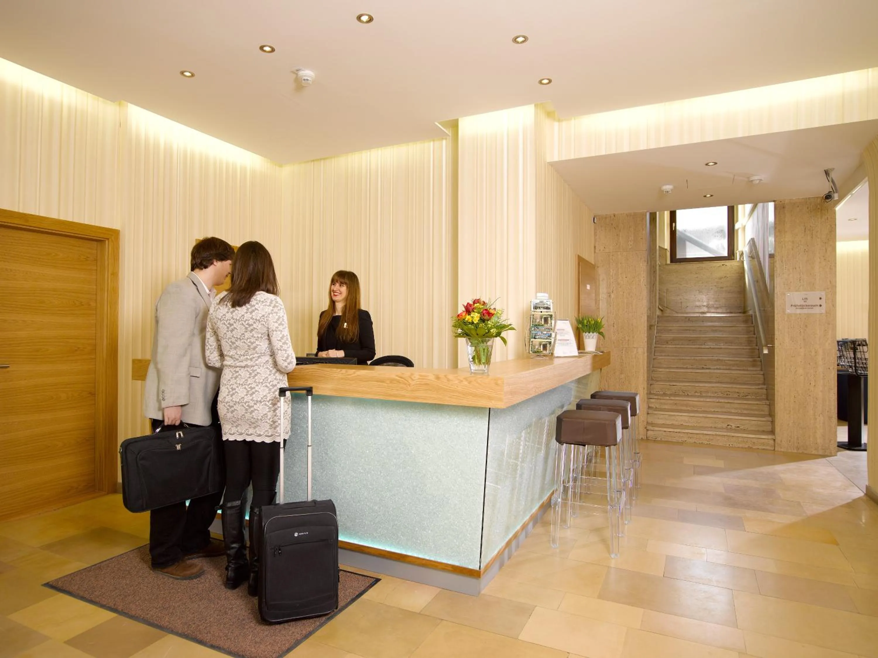 Lobby or reception in Hotel Drei Raben