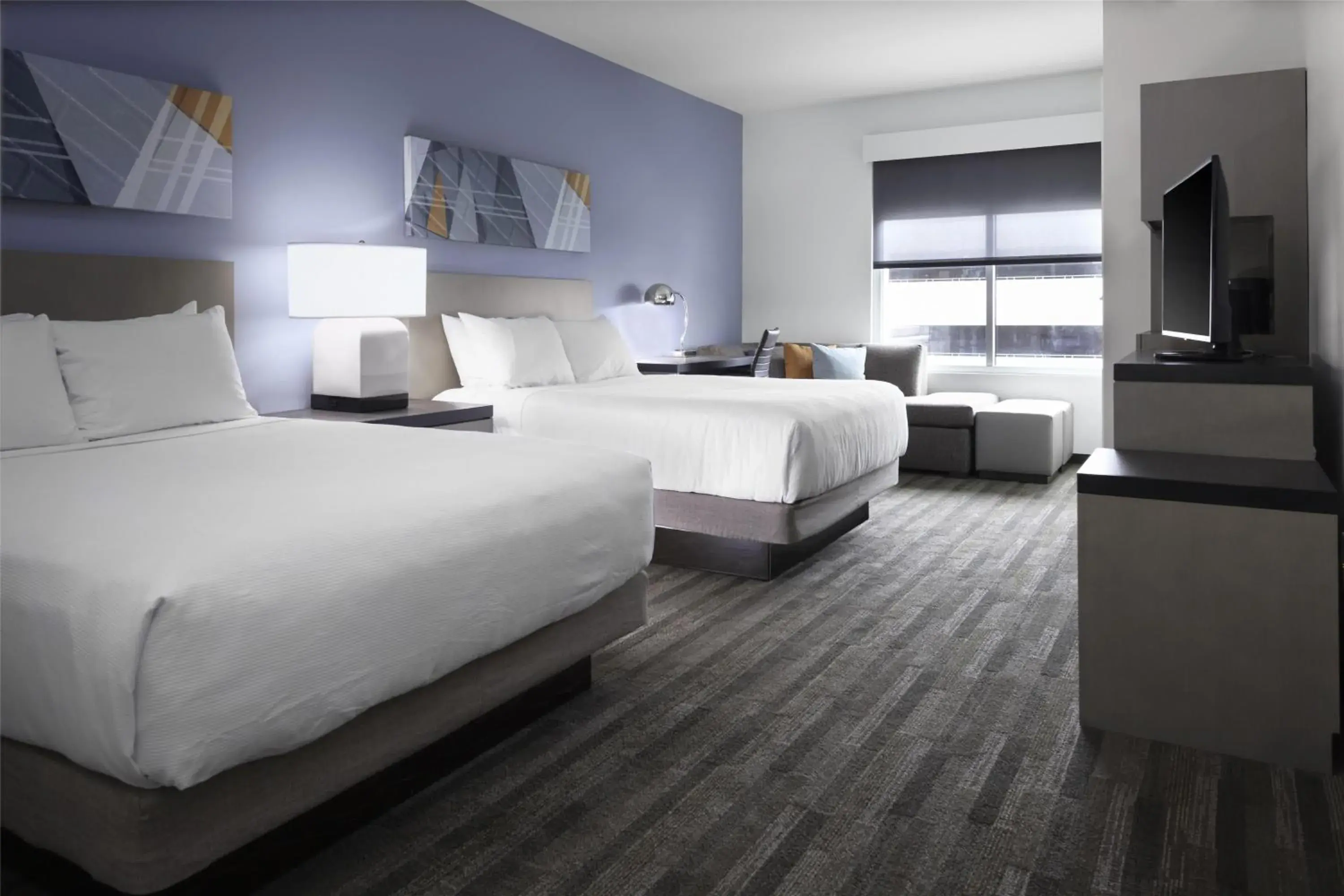 Den Guestroom with Two Queen Beds in Hyatt House The Woodlands-Shenandoah Den Guestroom with Two Queen Beds in Hyatt House The Woodlands-Shenandoah