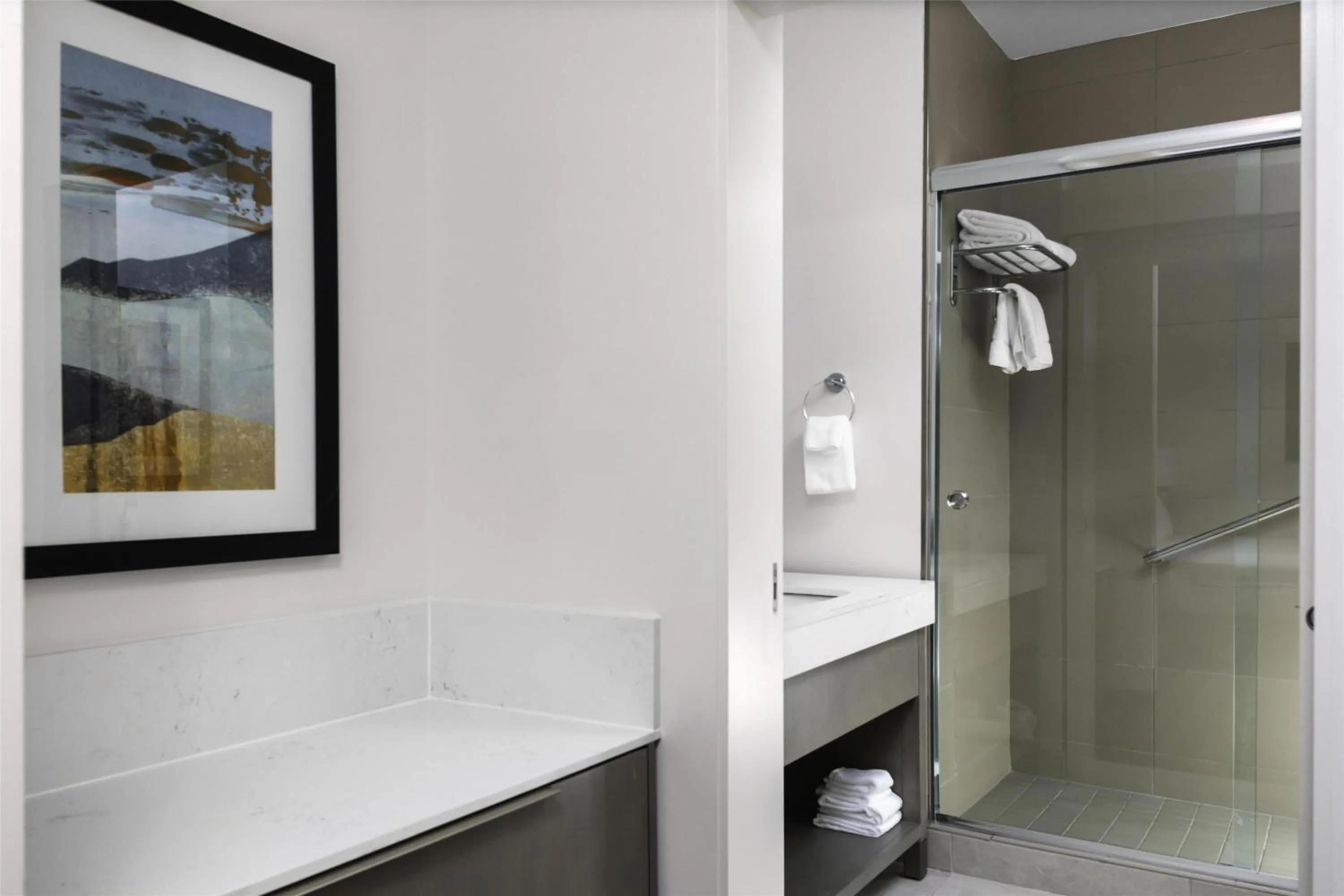 Bathroom in Hyatt House The Woodlands-Shenandoah