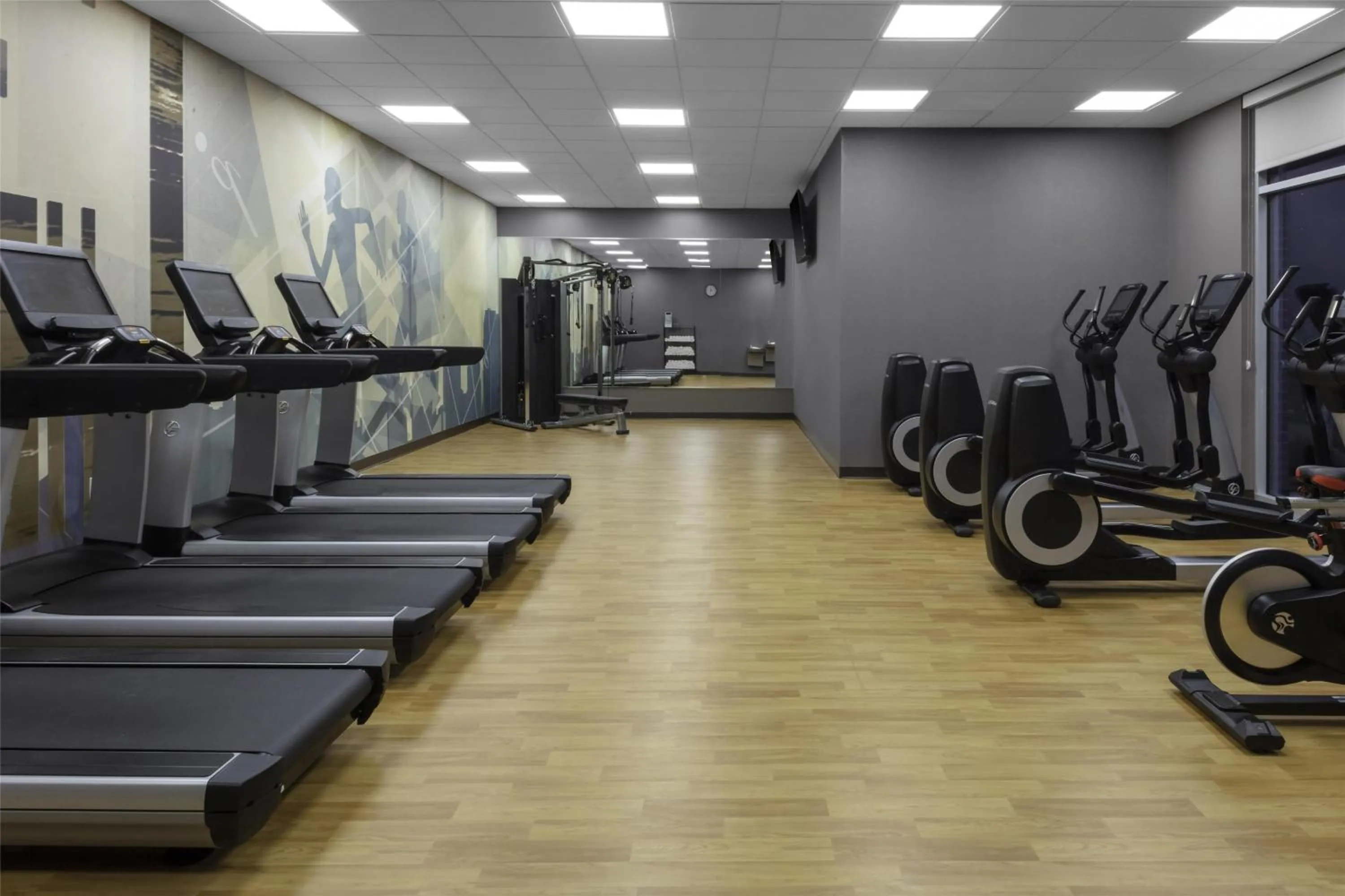 Fitness centre/facilities in Hyatt House The Woodlands-Shenandoah