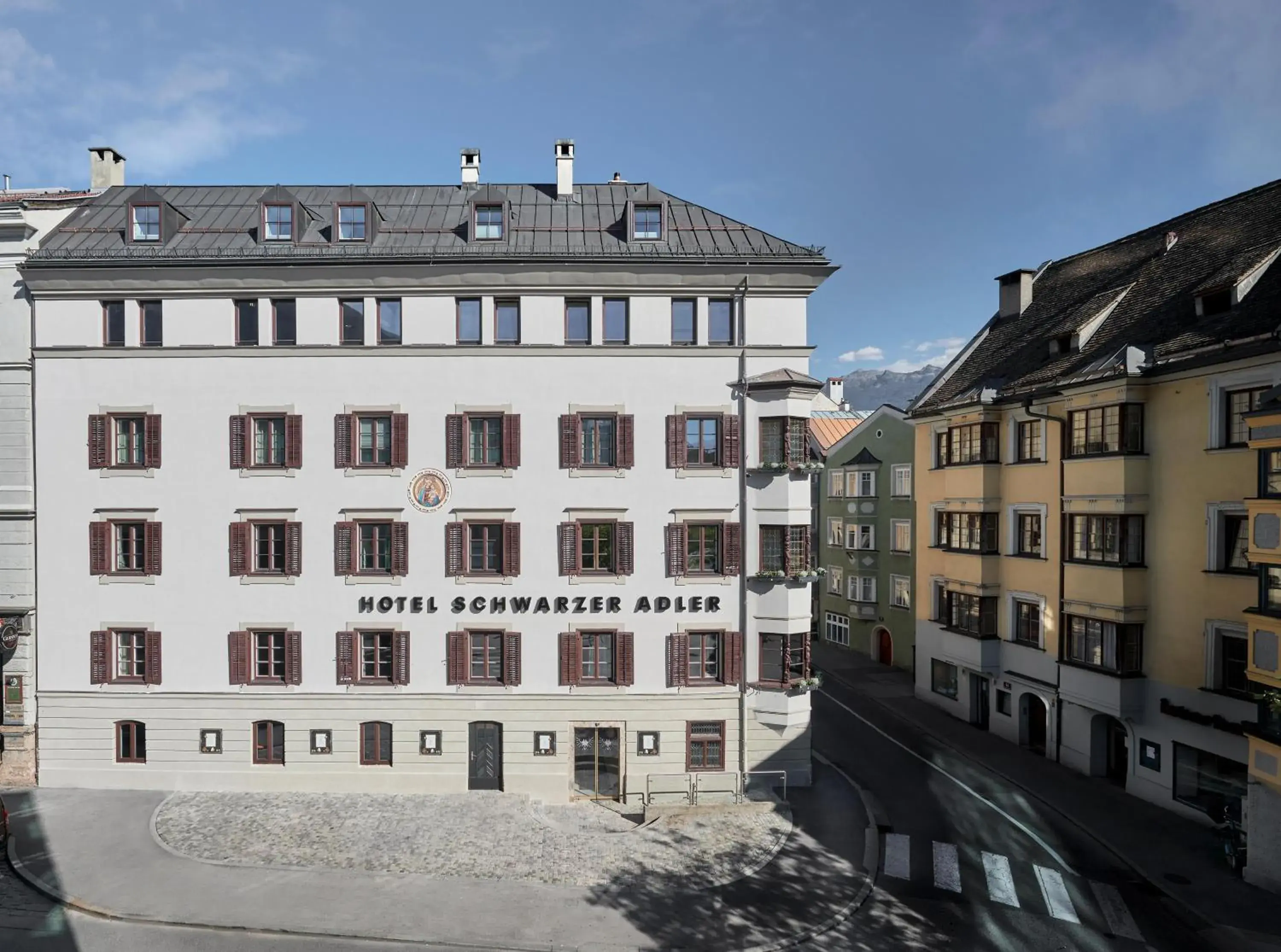 Property building in Hotel Schwarzer Adler Innsbruck Property building in Hotel Schwarzer Adler Innsbruck