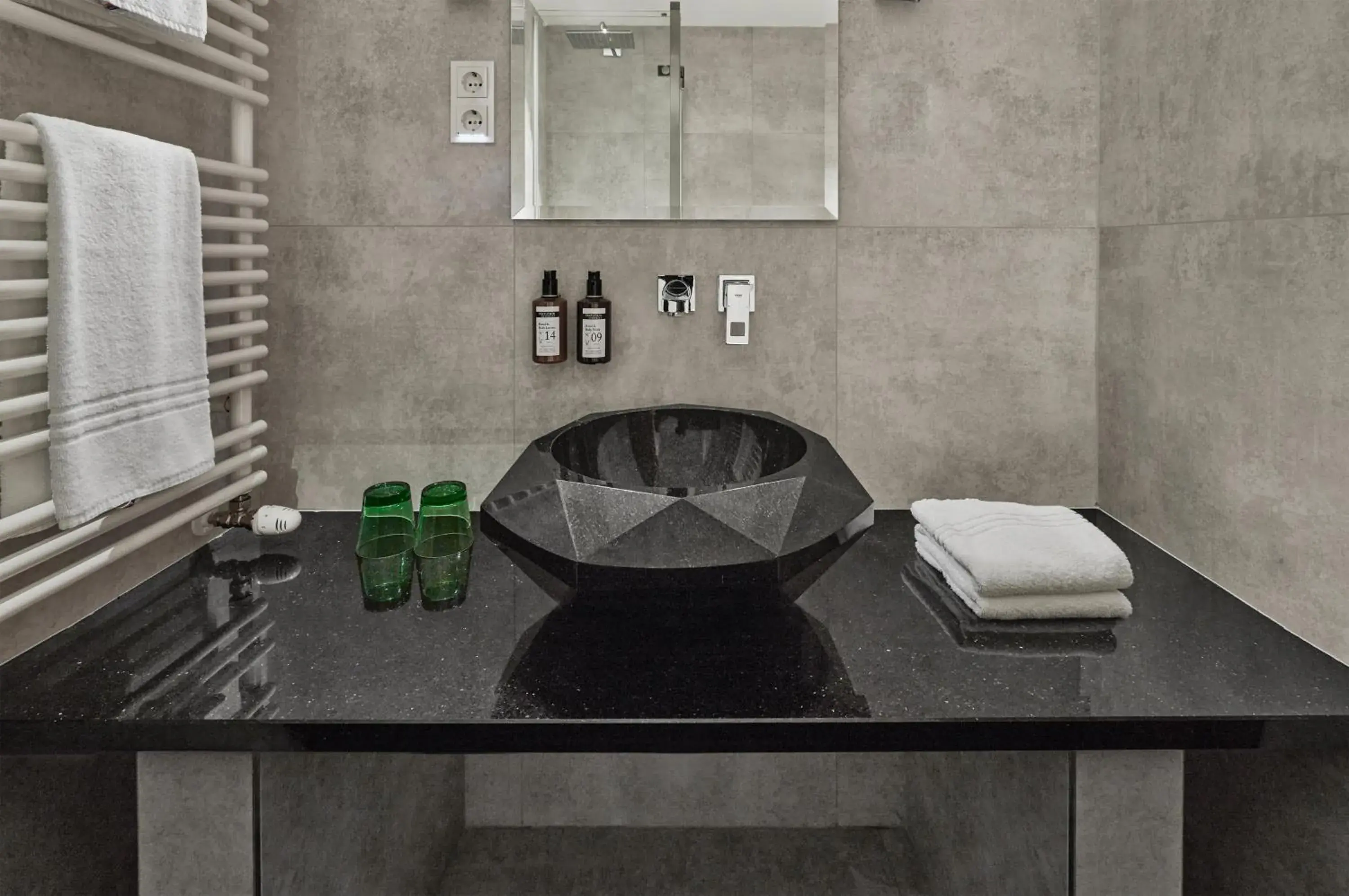 Bathroom in Hotel Schwarzer Adler Innsbruck Bathroom in Hotel Schwarzer Adler Innsbruck