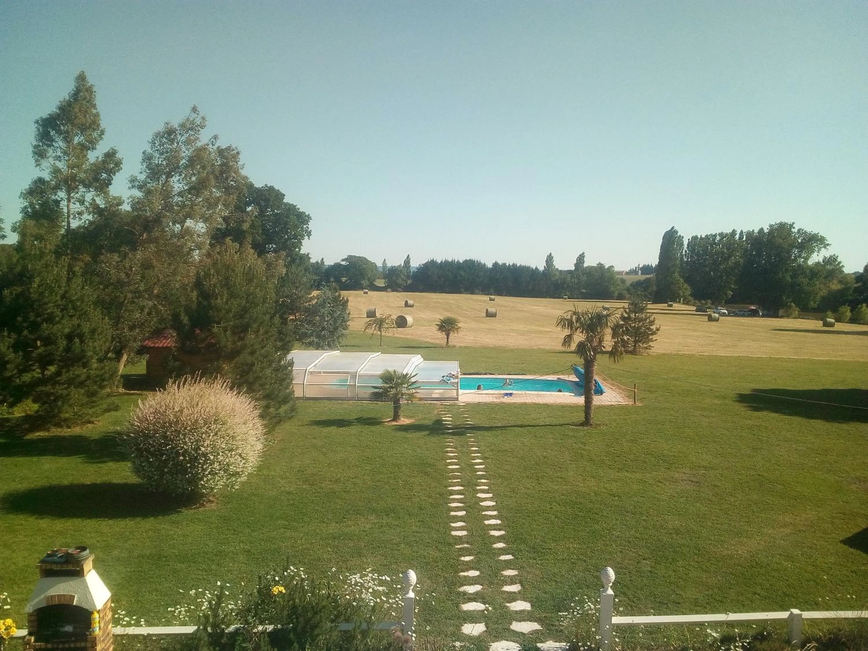 Garden view in Domaine du clos henri